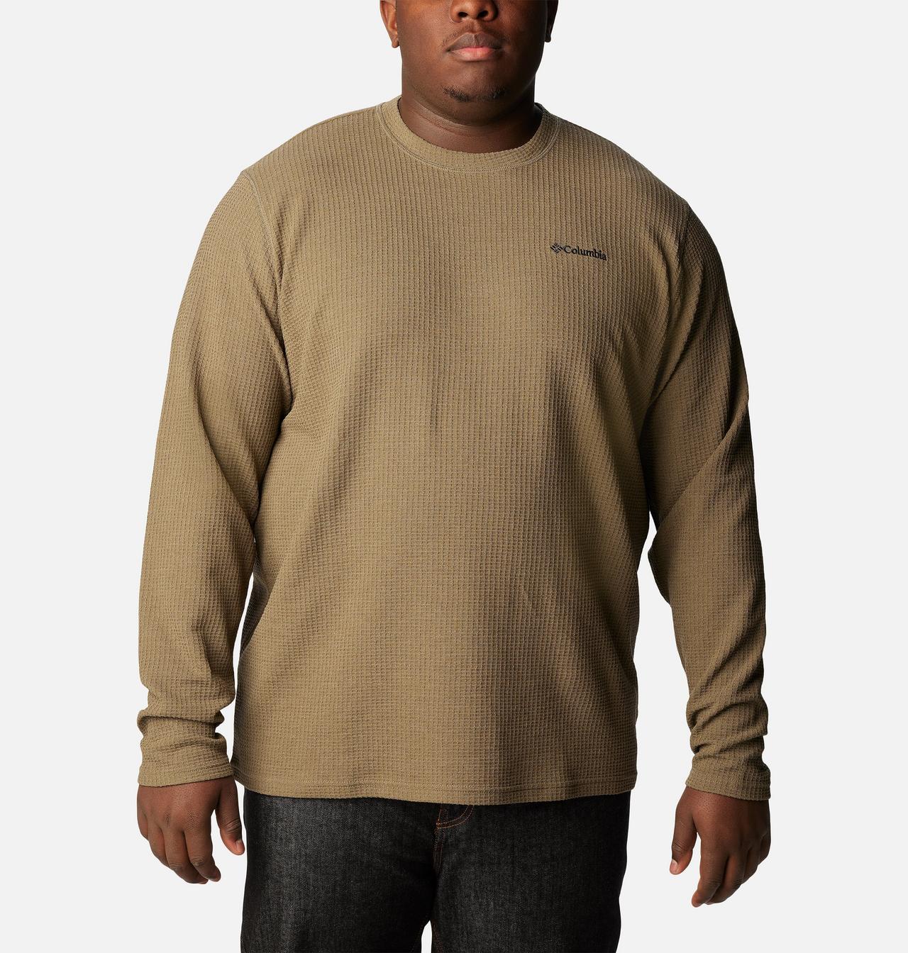 Men's Pine Peak™ II Waffle Long Sleeve Crew - Big 1