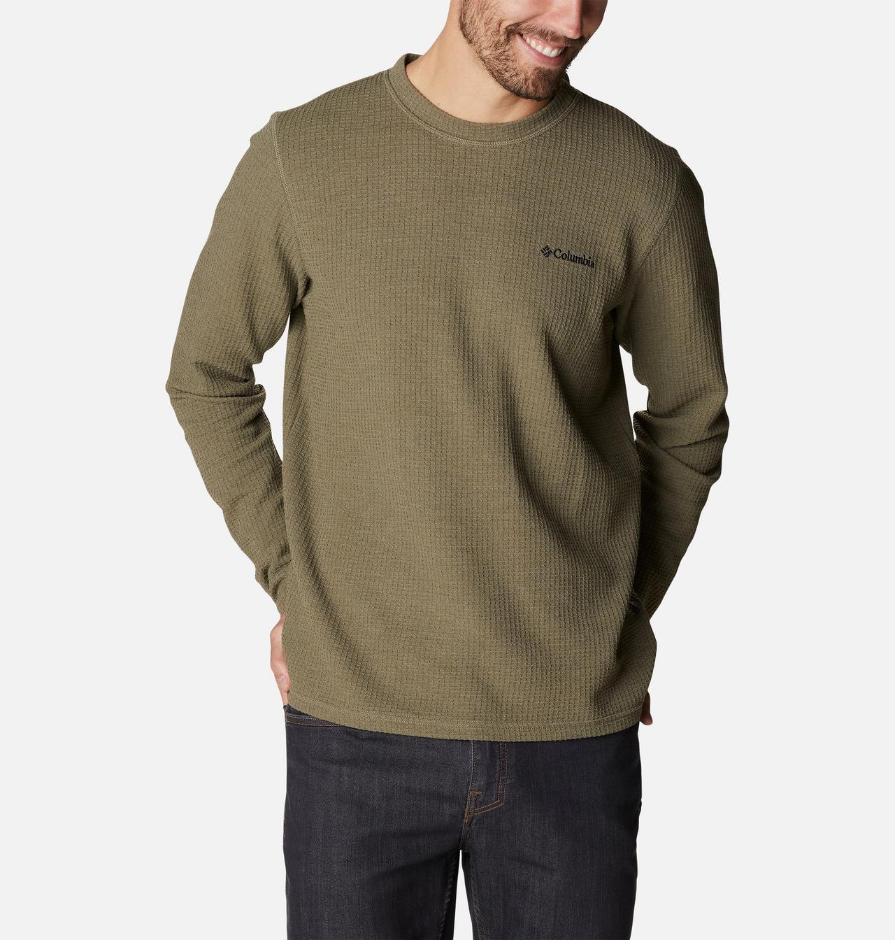 Men's Pine Peak™ II Waffle Long Sleeve Crew - Tall 5