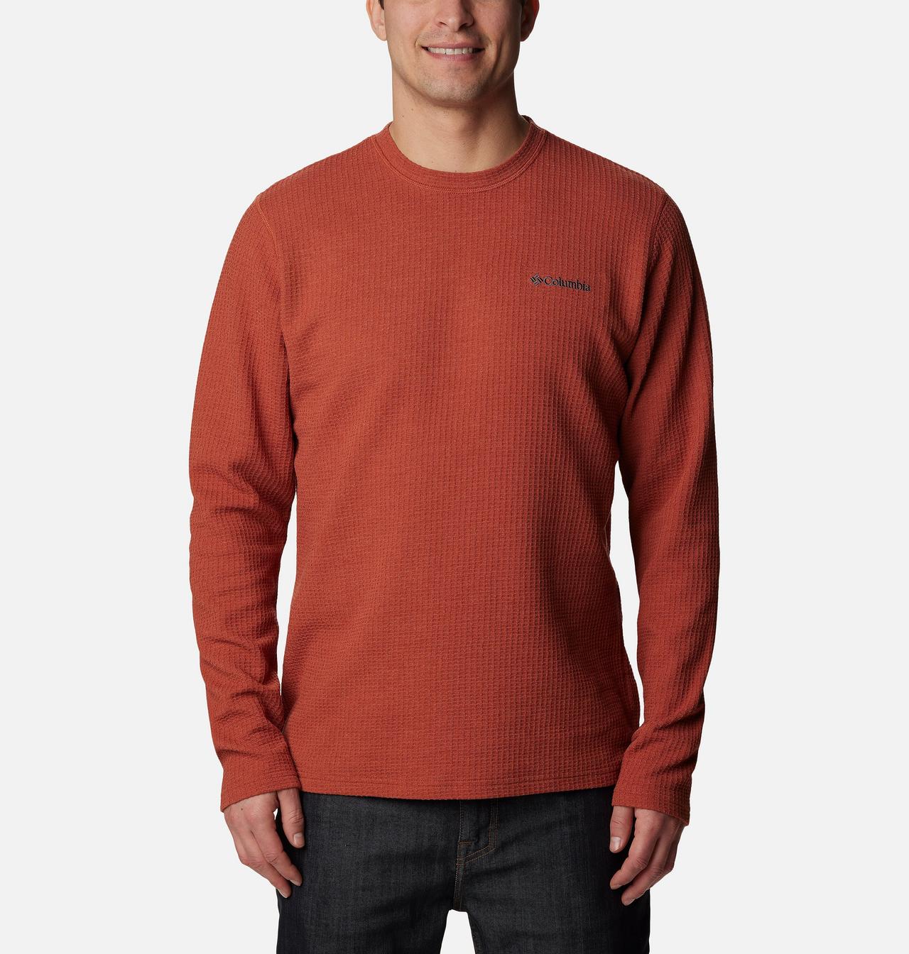 Men's Pine Peak™ II Waffle Long Sleeve Crew - Tall 1