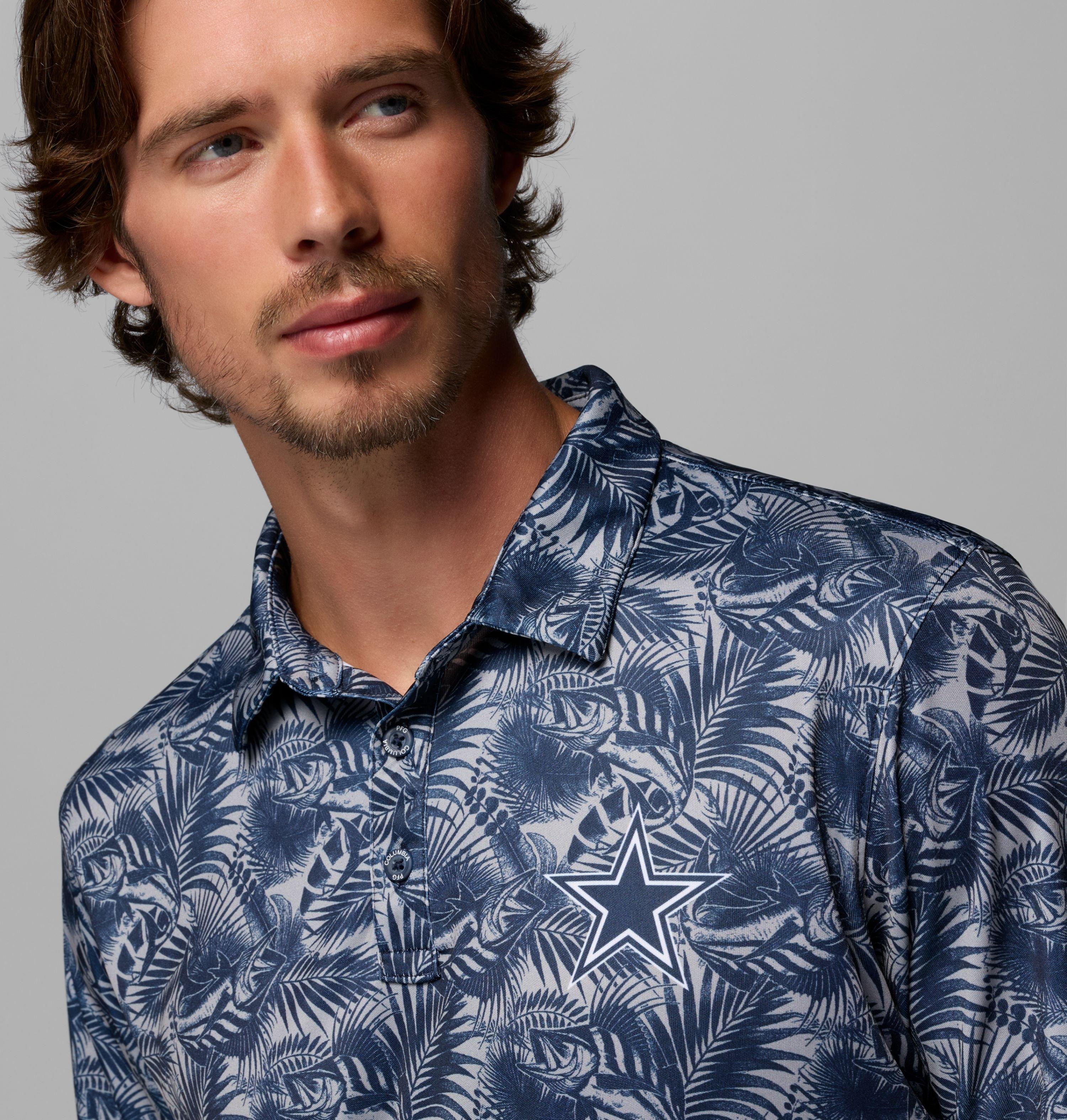 Men's PFG Super Terminal Tackle Polo - Dallas Cowboys 5