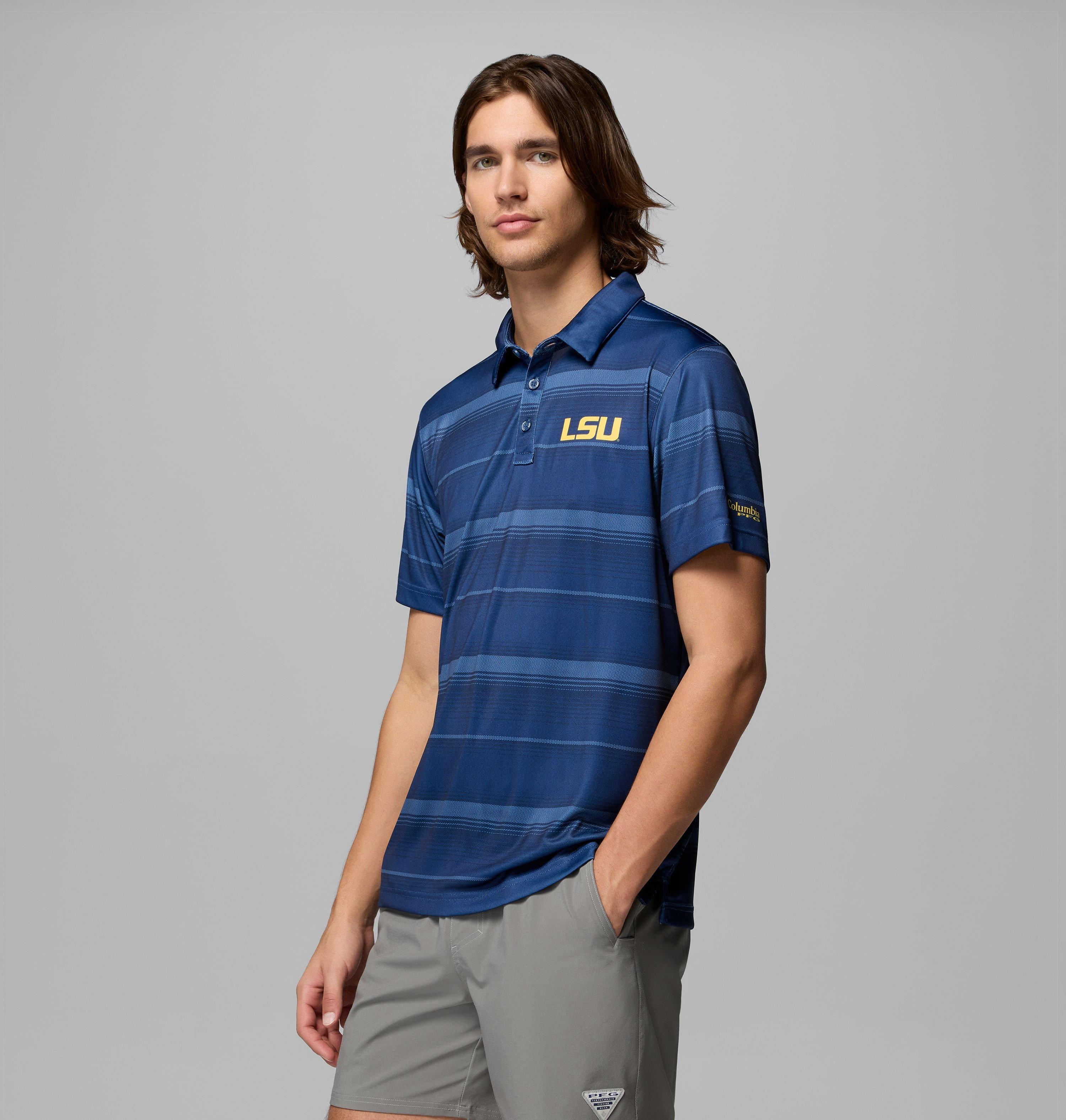 Men's Collegiate PFG Super Terminal Tackle Polo - LSU 4