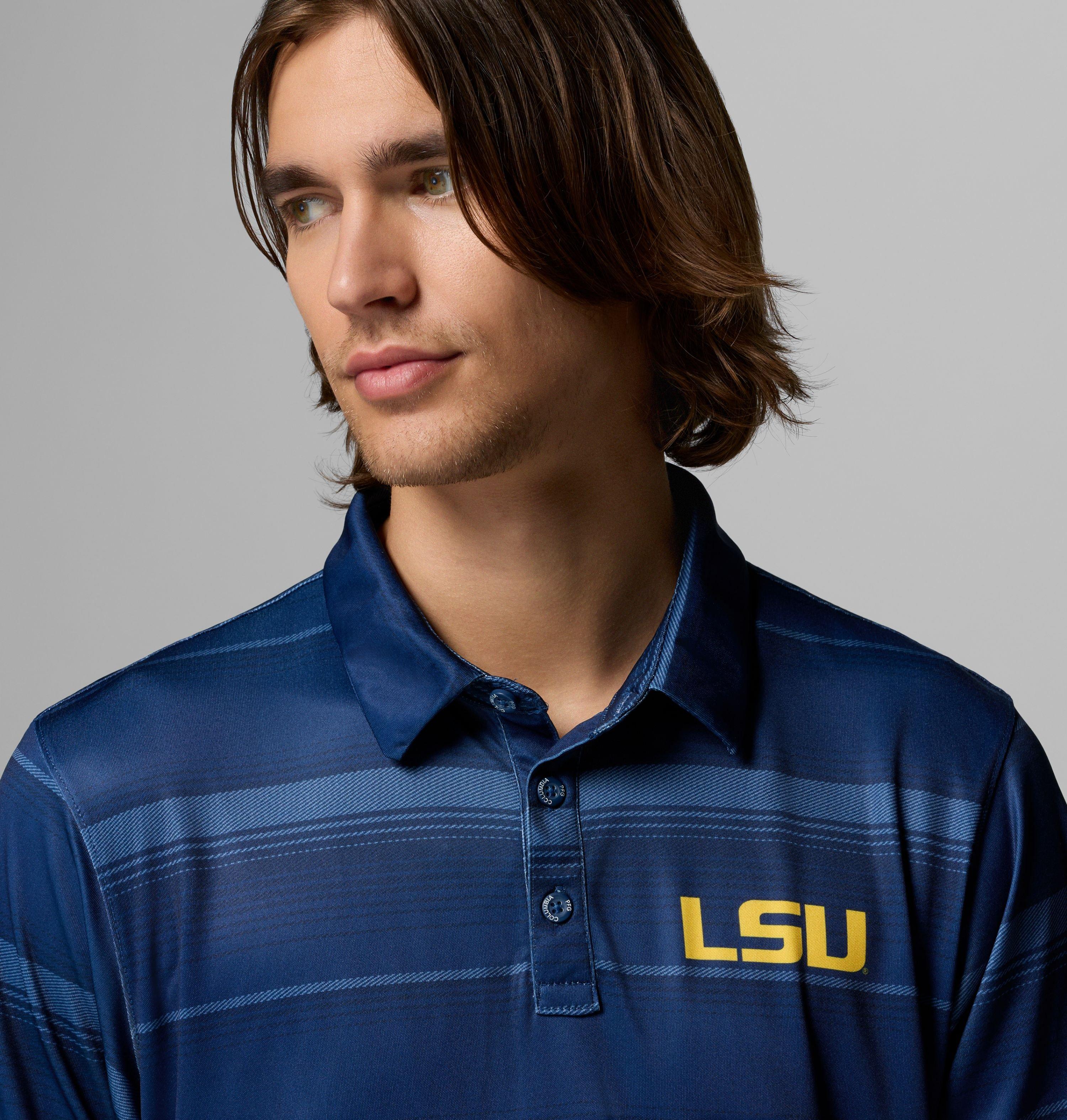 Men's Collegiate PFG Super Terminal Tackle Polo - LSU 5