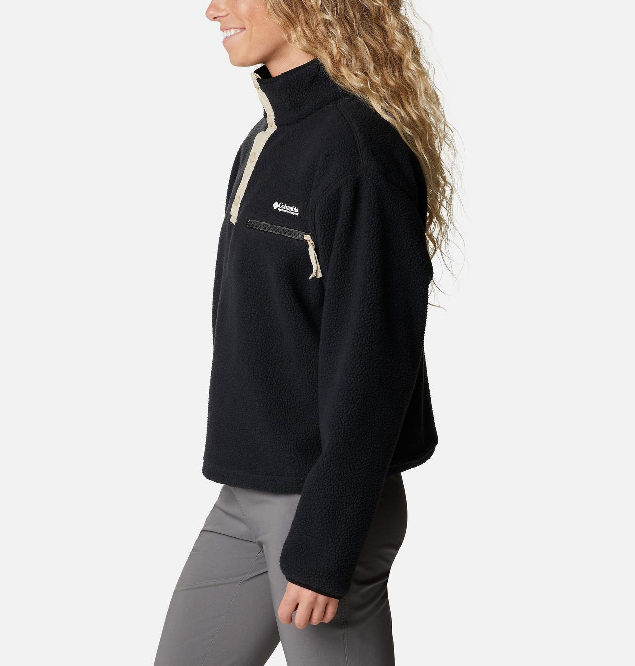 Women's Helvetia™ Cropped Half Snap Fleece Pullover 3