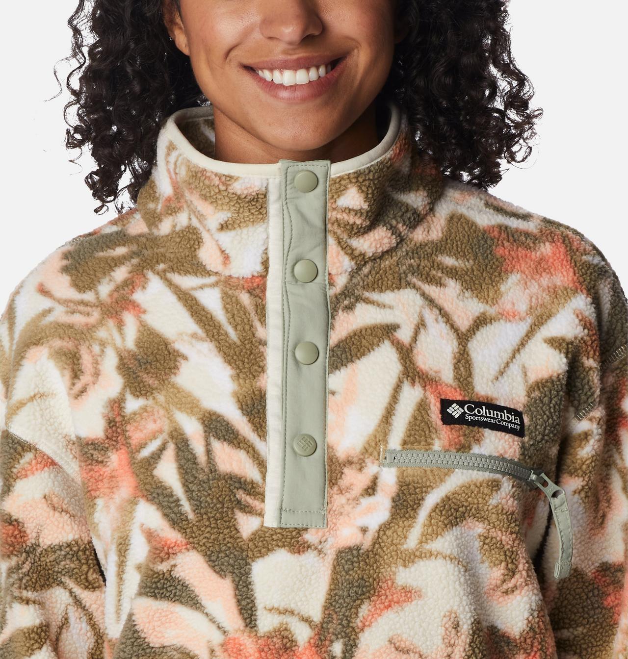Women's Helvetia™ Cropped Half Snap Fleece Pullover 4