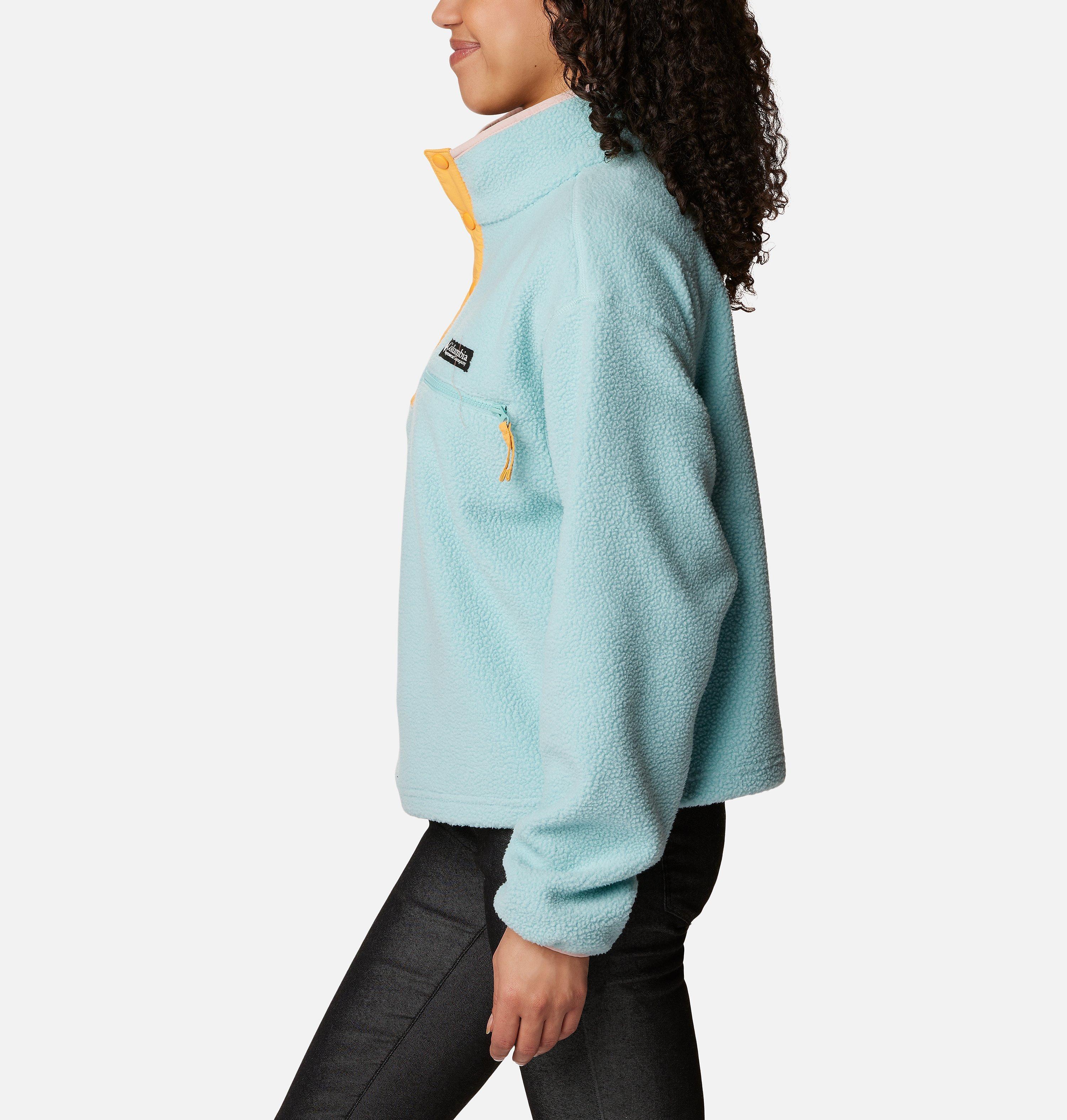 Women's Helvetia Cropped Half Snap Fleece Pullover 3