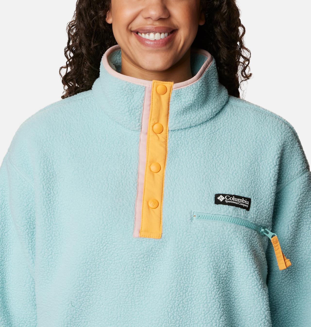 Women's Helvetia™ Cropped Half Snap Fleece Pullover 4