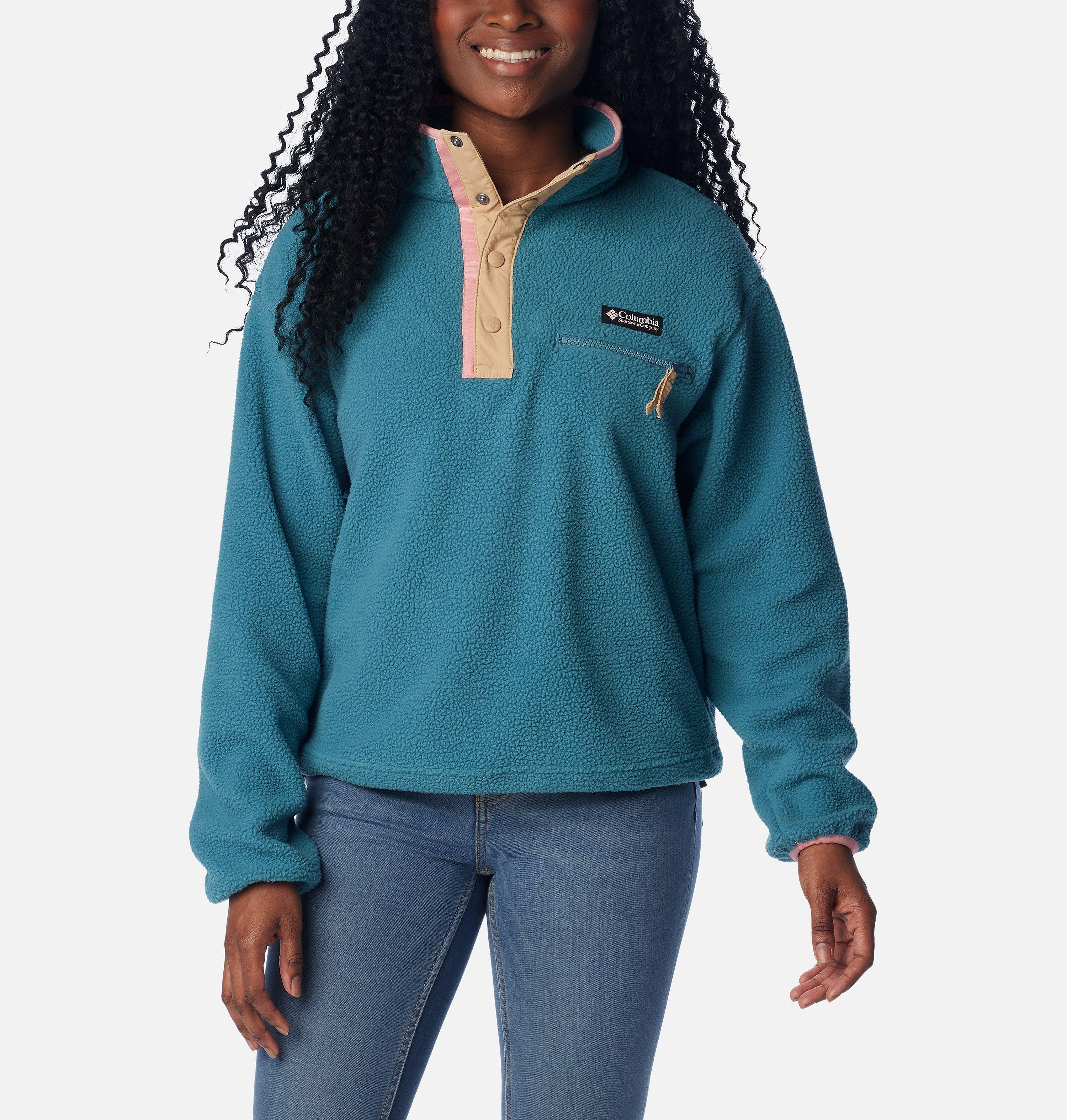Women's Helvetia Cropped Half Snap Fleece Pullover | Columbia