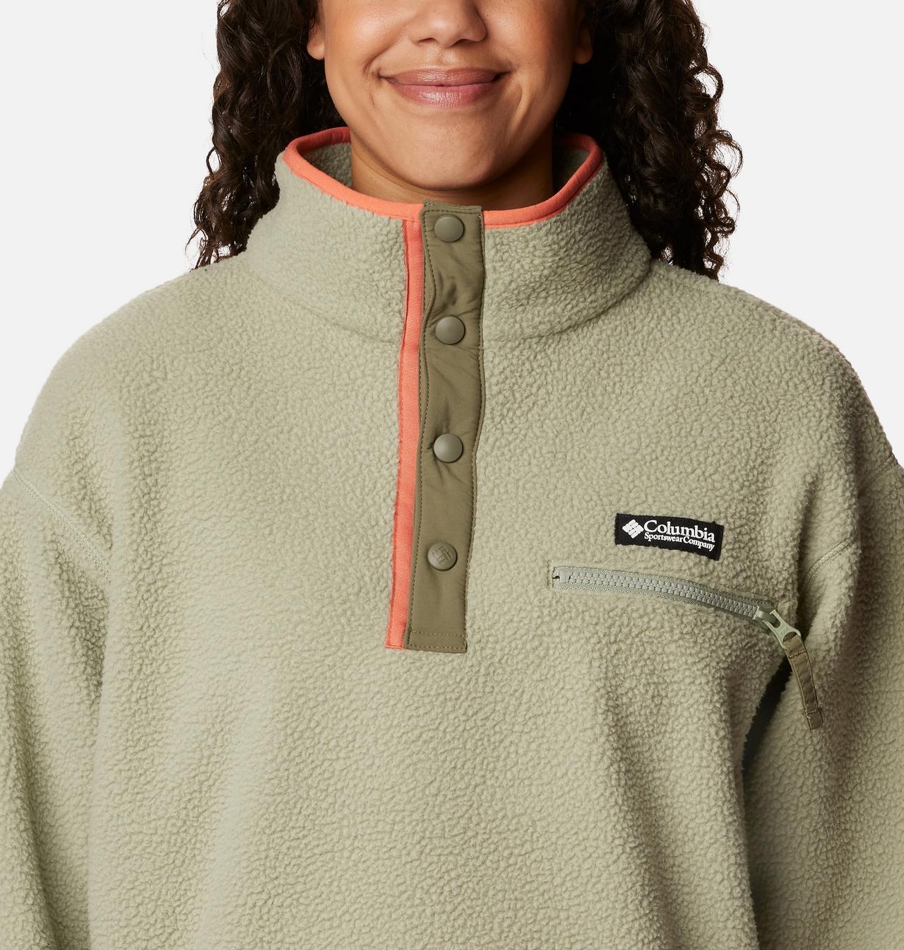 Women's Helvetia™ Cropped Half Snap Fleece Pullover 4