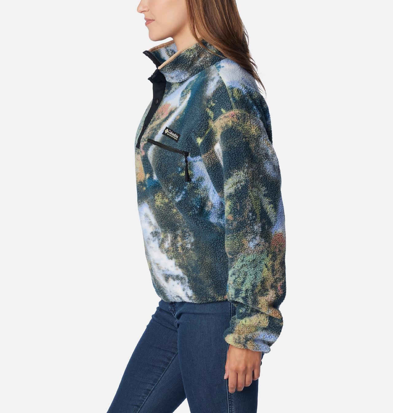 Women's Helvetia™ Cropped Half Snap Fleece Pullover | 388 | XL 3