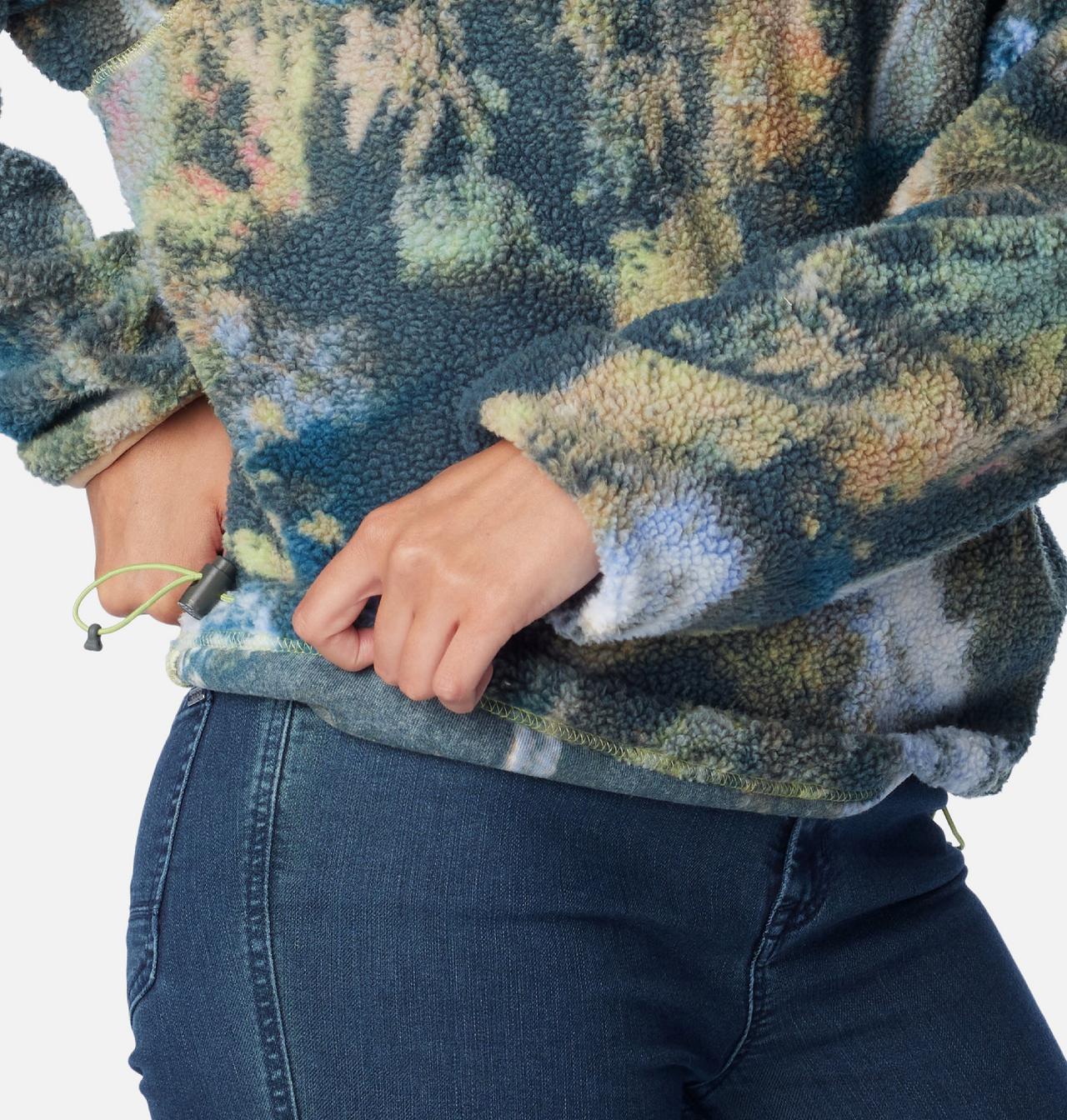 Women's Helvetia™ Cropped Half Snap Fleece Pullover | 388 | XL 5