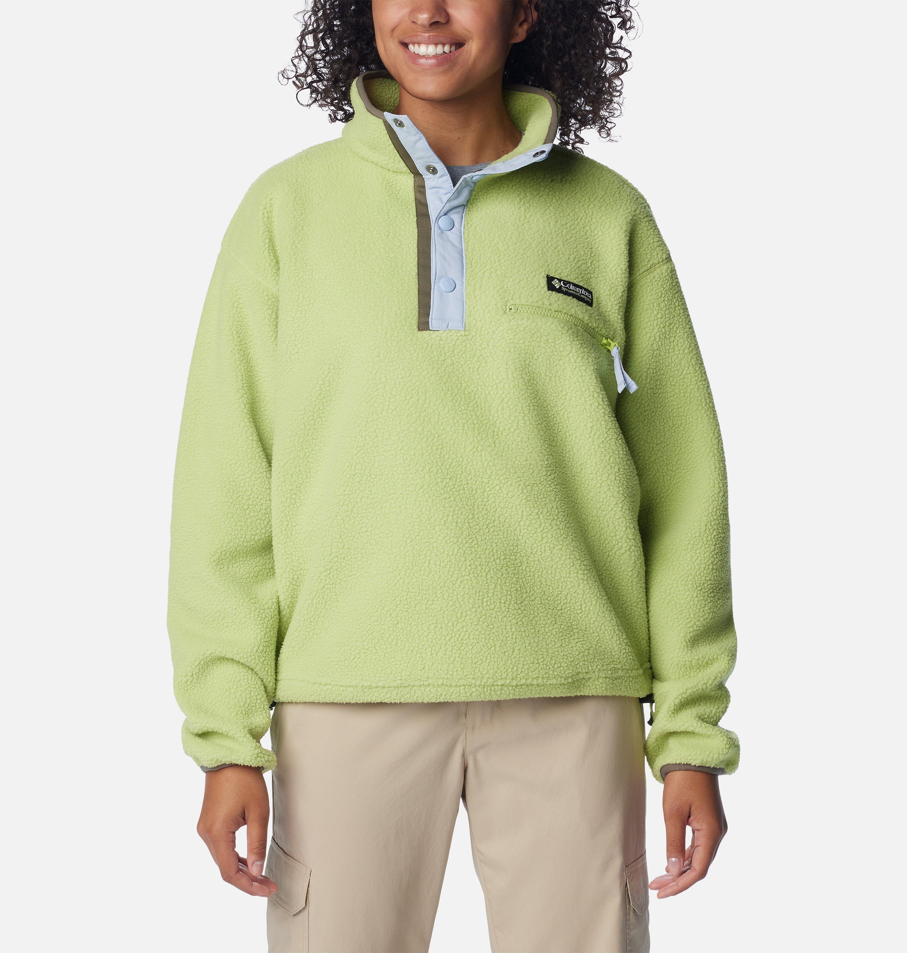 Women's Helvetia Cropped Half Snap Fleece Pullover | Columbia