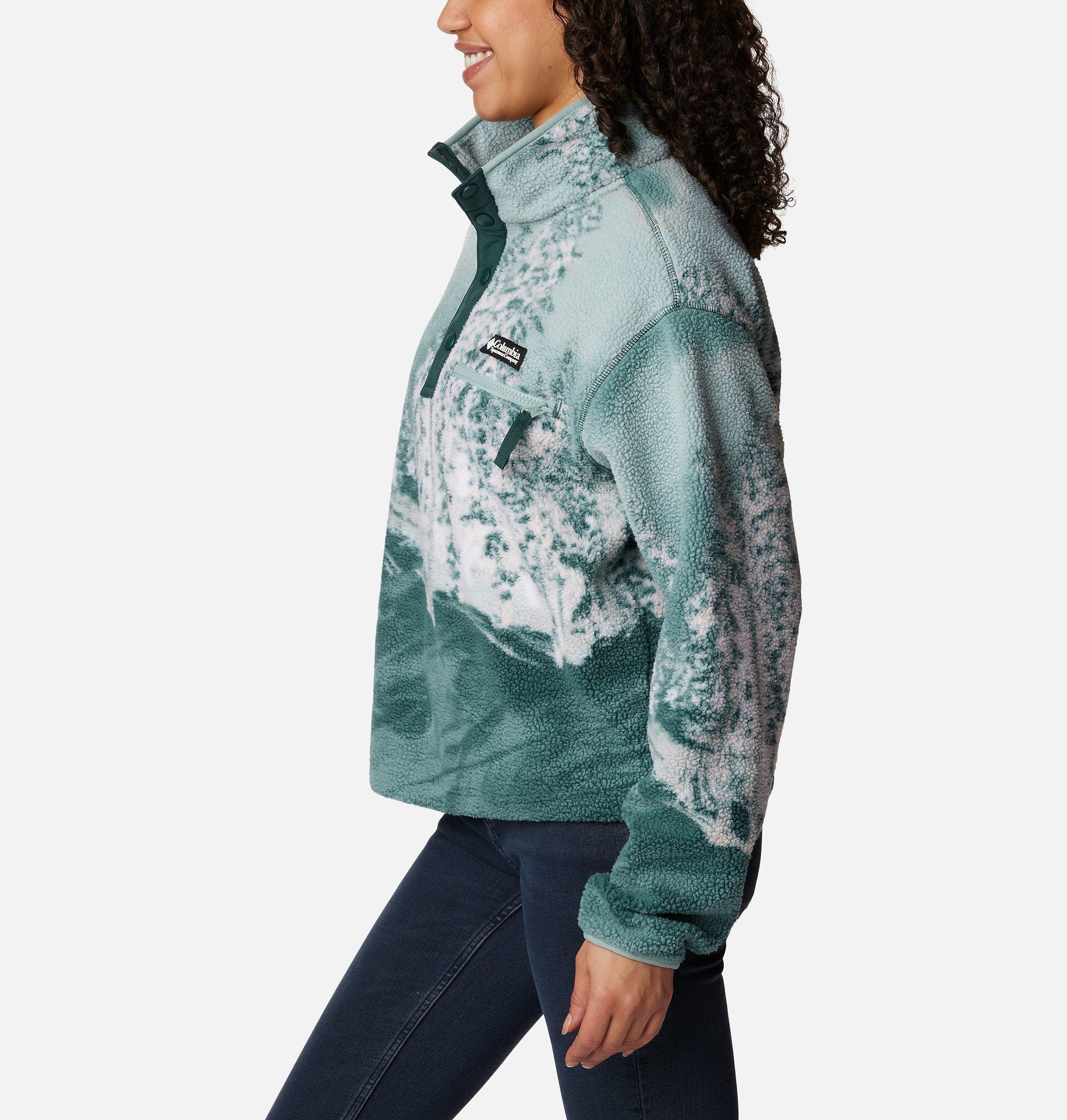 Women's Helvetia Cropped Half Snap Fleece Pullover 3