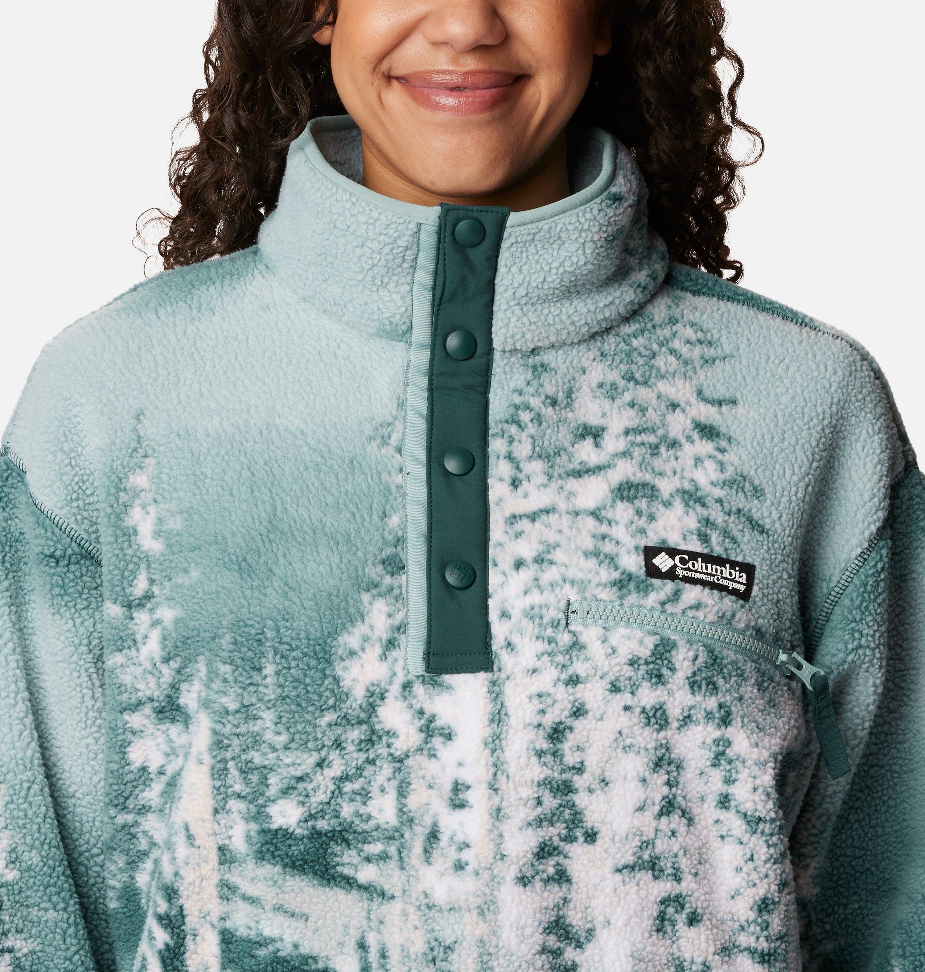 Women's Helvetia Cropped Half Snap Fleece Pullover 4