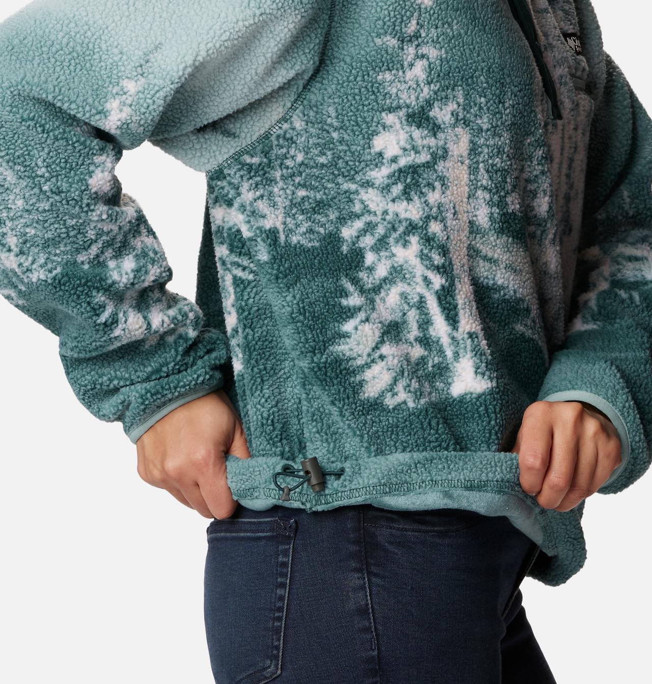 Women's Helvetia™ Cropped Half Snap Fleece Pullover 5