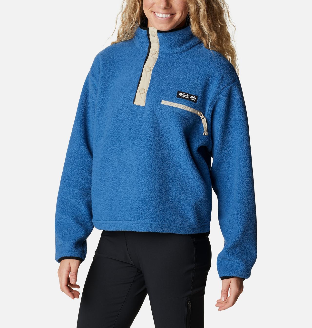 Women's Helvetia™ Cropped Half Snap Fleece Pullover 6