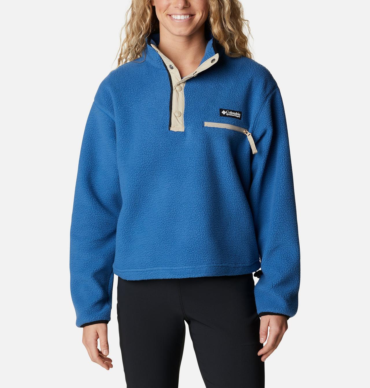 Women's Helvetia™ Cropped Half Snap Fleece Pullover 1
