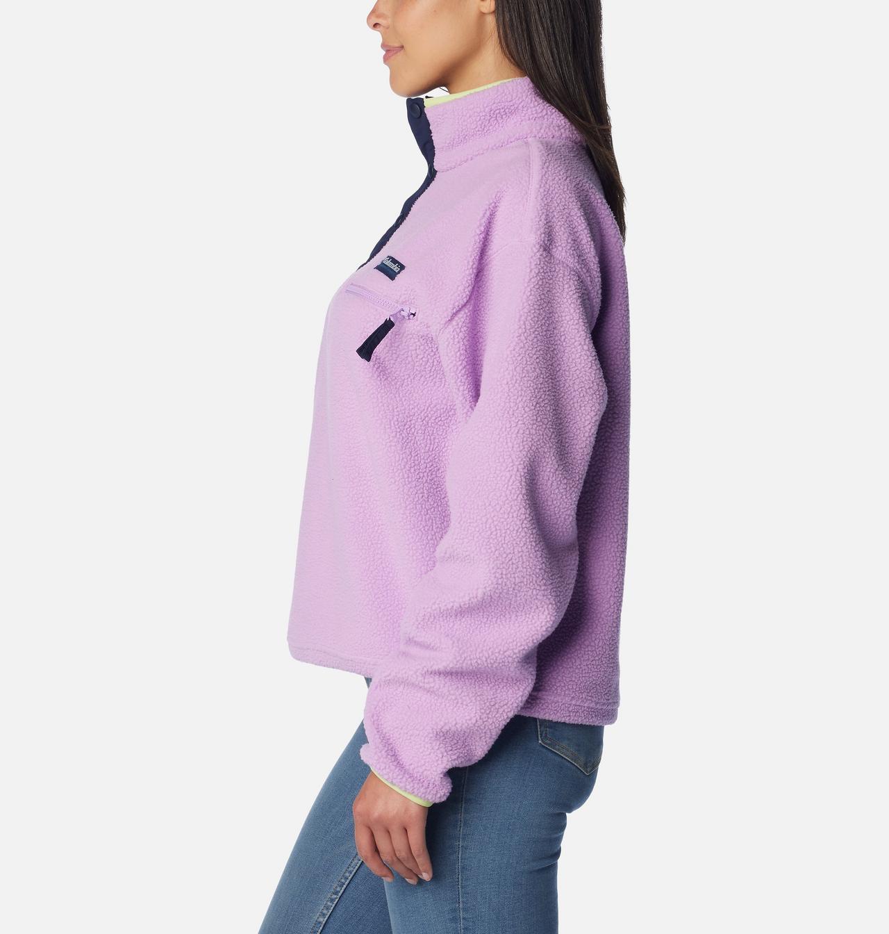 Women's Helvetia™ Cropped Half Snap Fleece Pullover 3