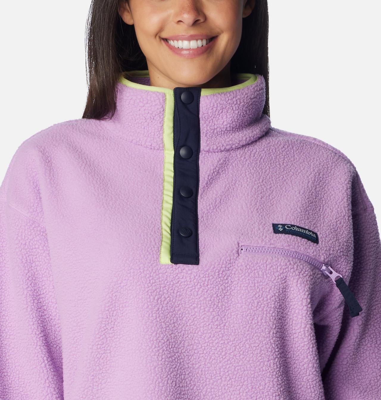 Women's Helvetia™ Cropped Half Snap Fleece Pullover 4