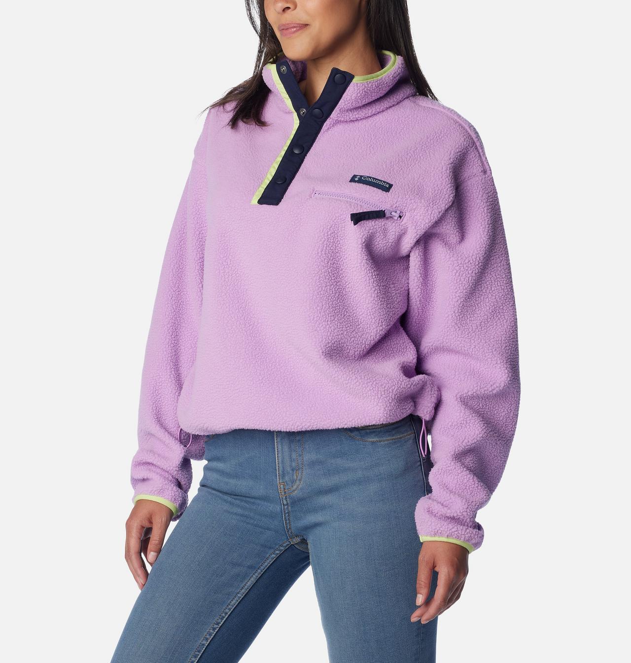 Women's Helvetia™ Cropped Half Snap Fleece Pullover 6