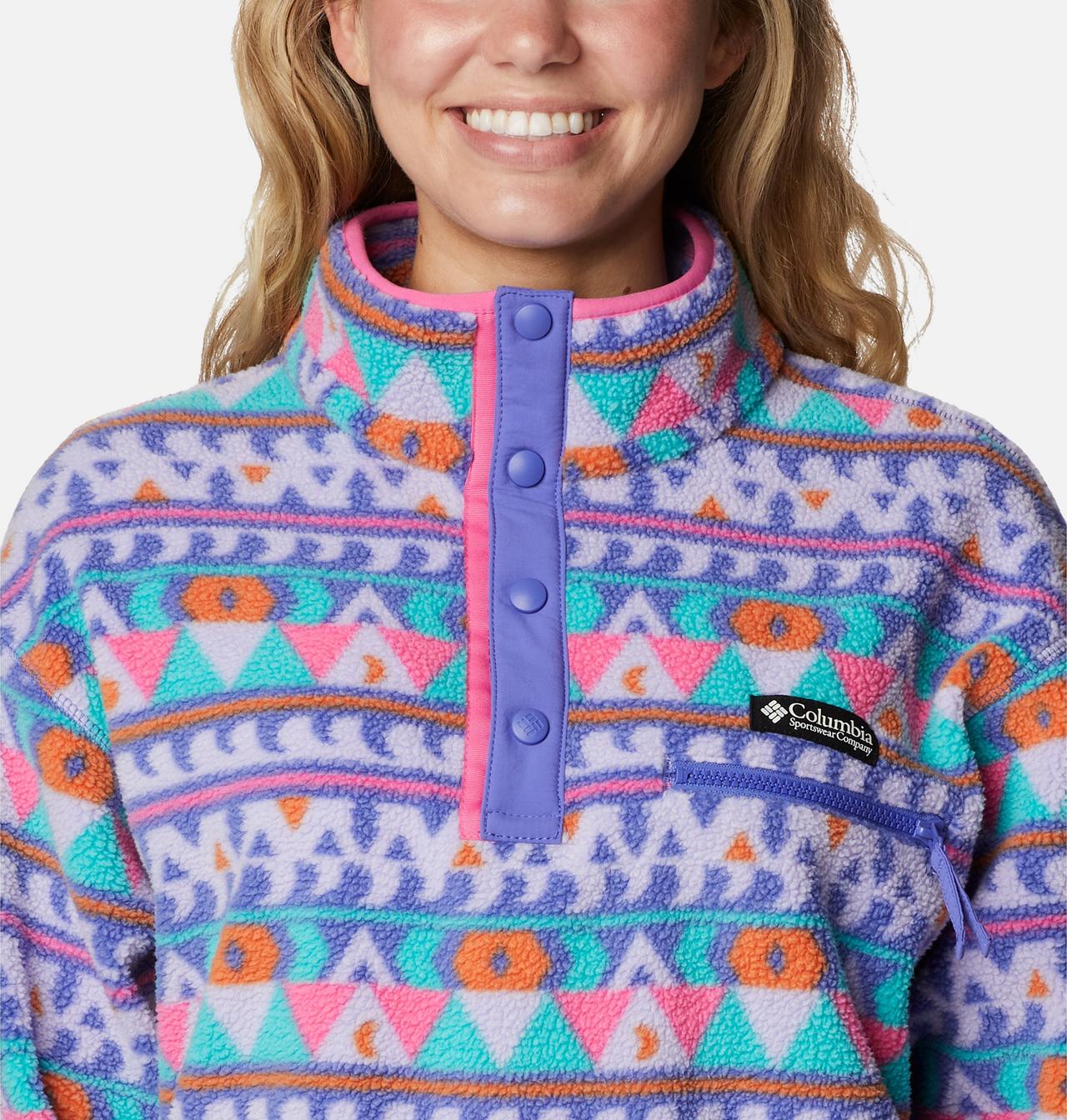 Women's Helvetia™ Cropped Half Snap Fleece Pullover 4