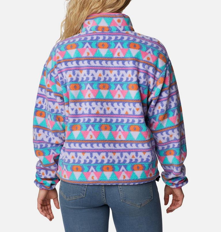 Helvetia Cropped Half Snap | 546 | S, Color: Purple Lotus, Camp Blanket, image 2