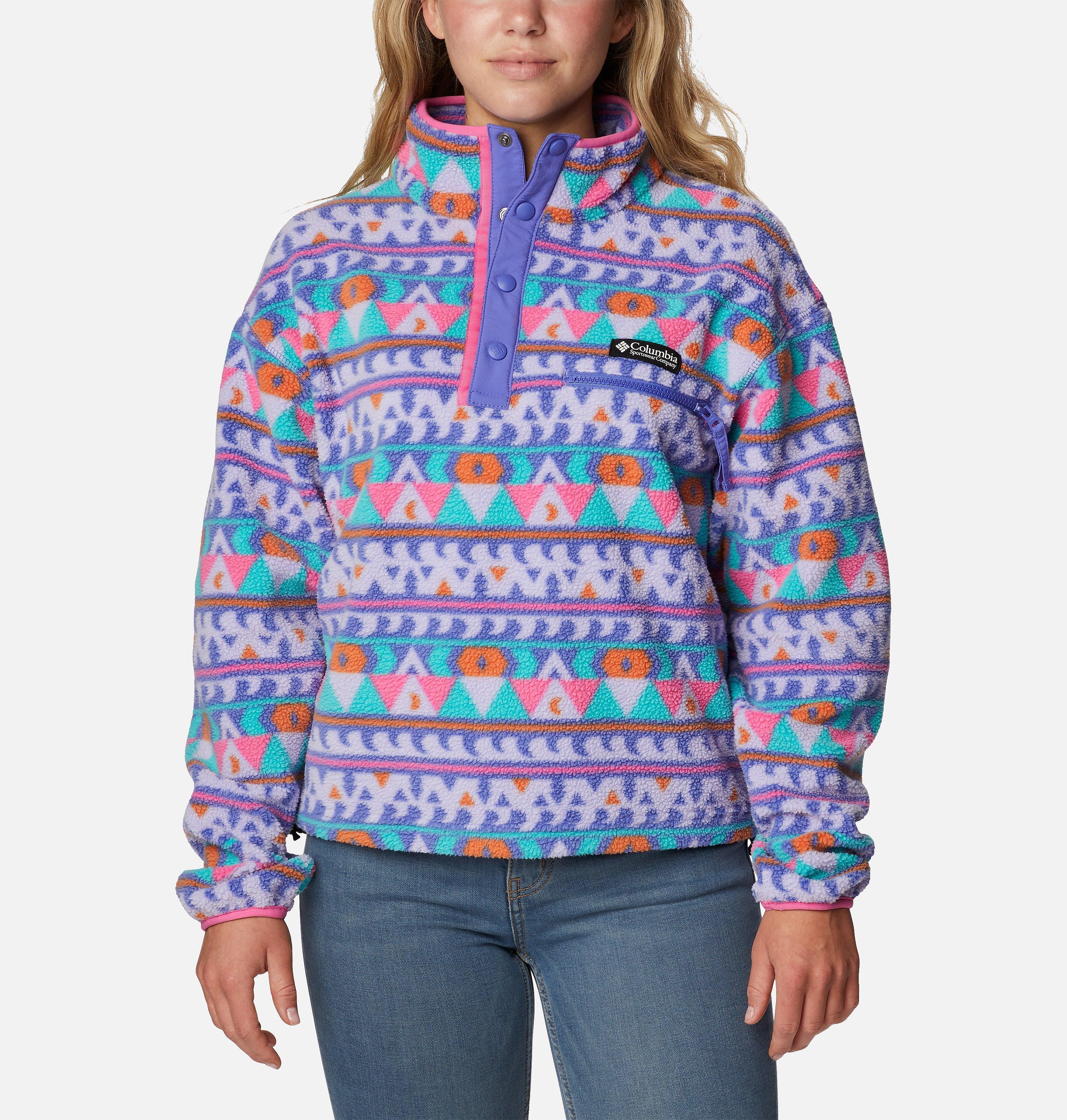 Women's Helvetia Cropped Half Snap Fleece Pullover 1