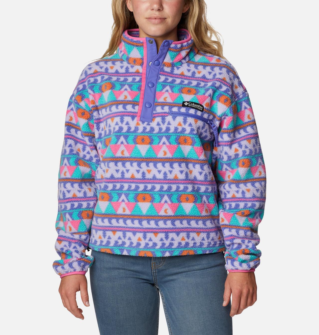 Women's Helvetia™ Cropped Half Snap Fleece Pullover 1