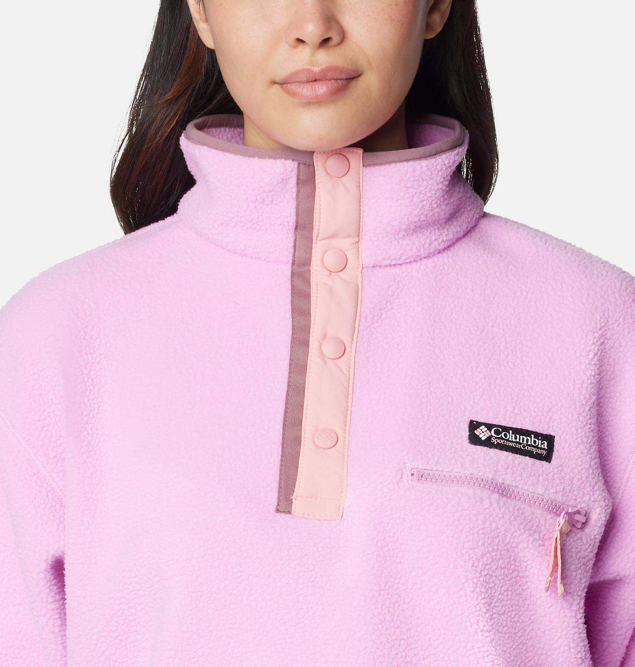 Women's Helvetia Cropped Half Snap Fleece Pullover | Columbia