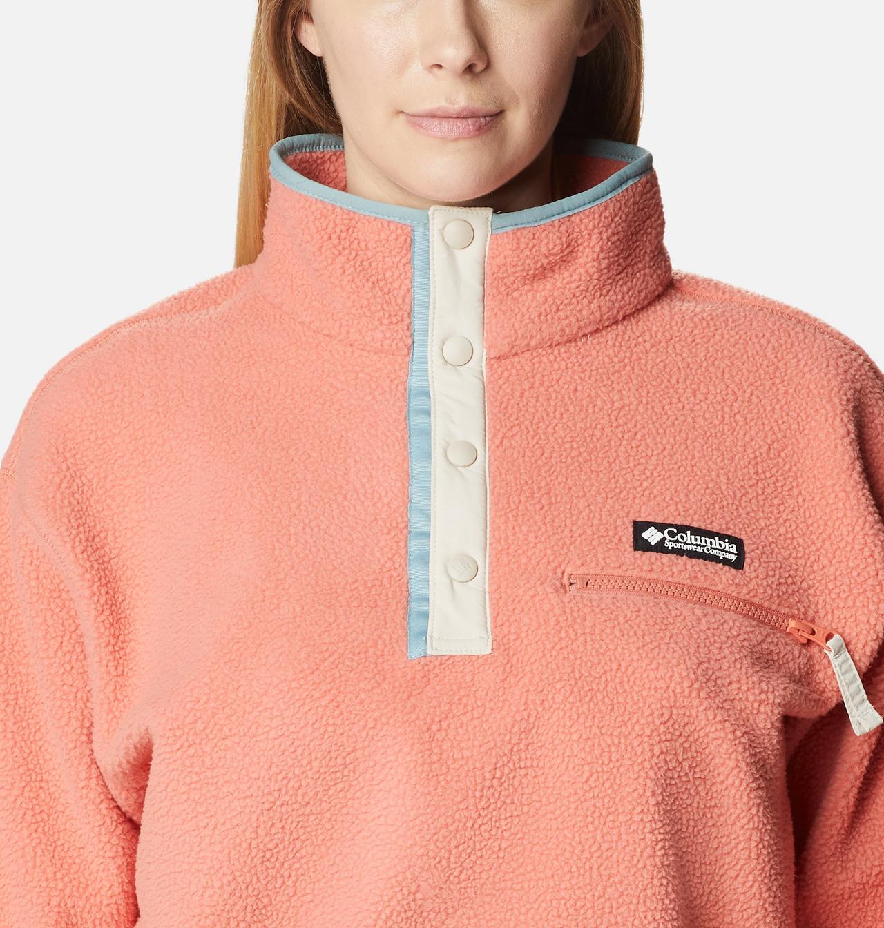 Women's Helvetia™ Cropped Half Snap Fleece Pullover 4