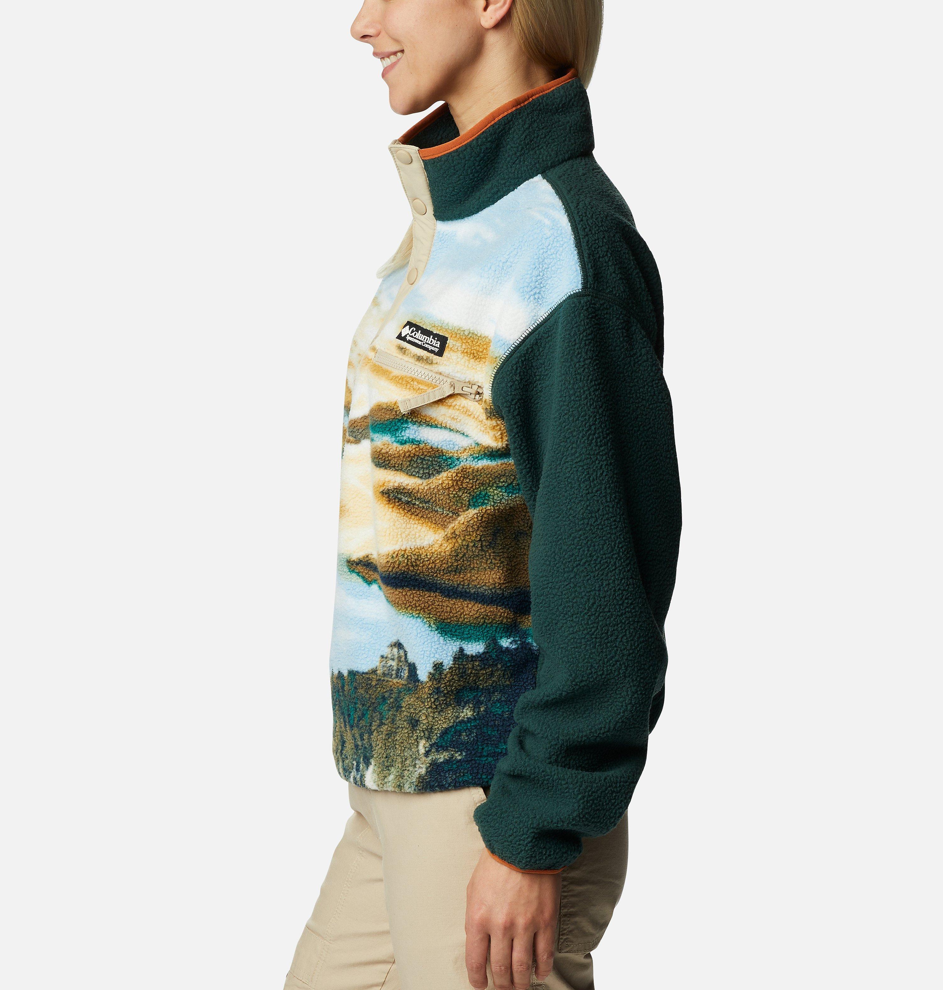 Women's Helvetia Cropped Half Snap Fleece Pullover 3