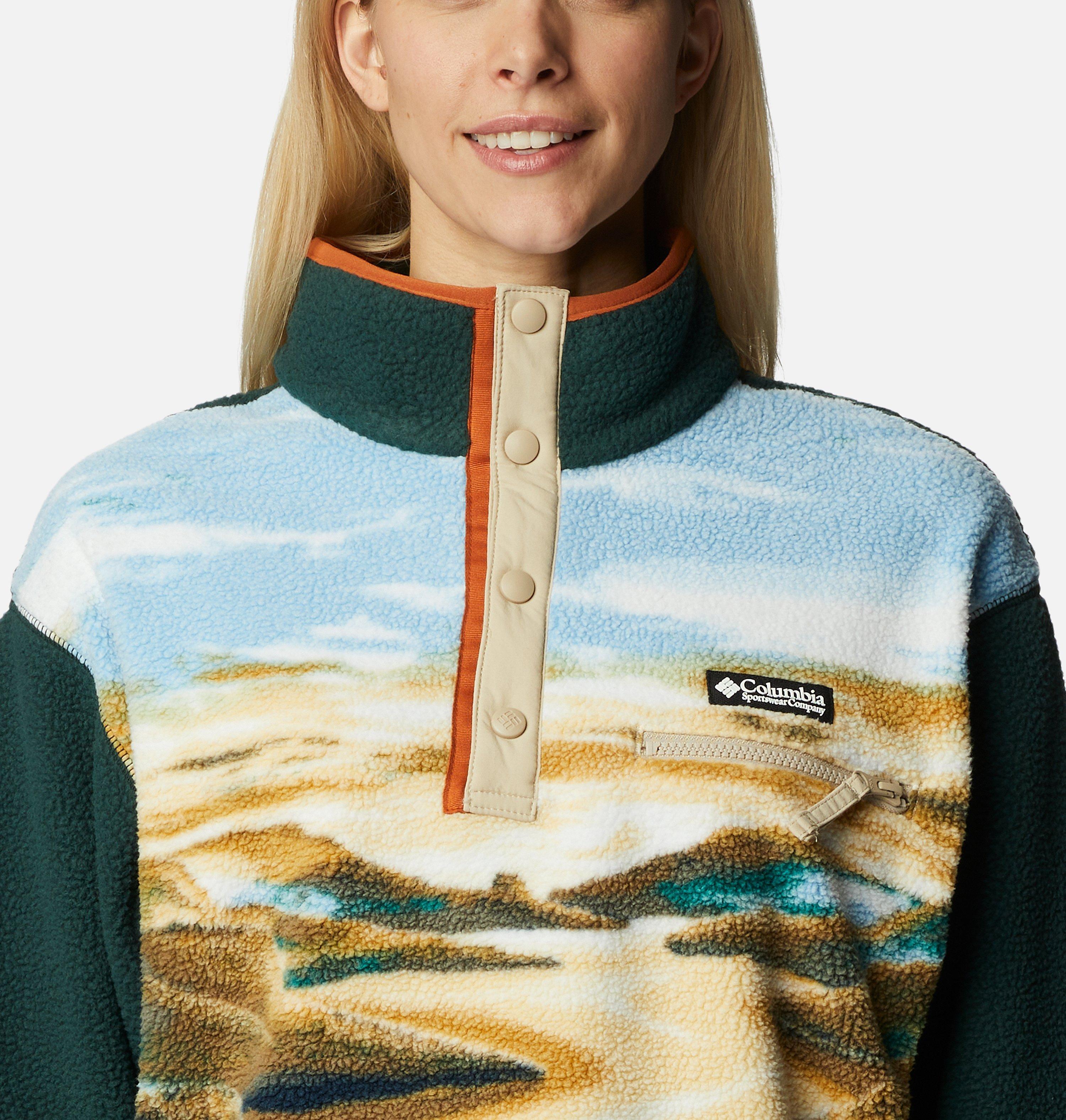 Women's Helvetia Cropped Half Snap Fleece Pullover 4