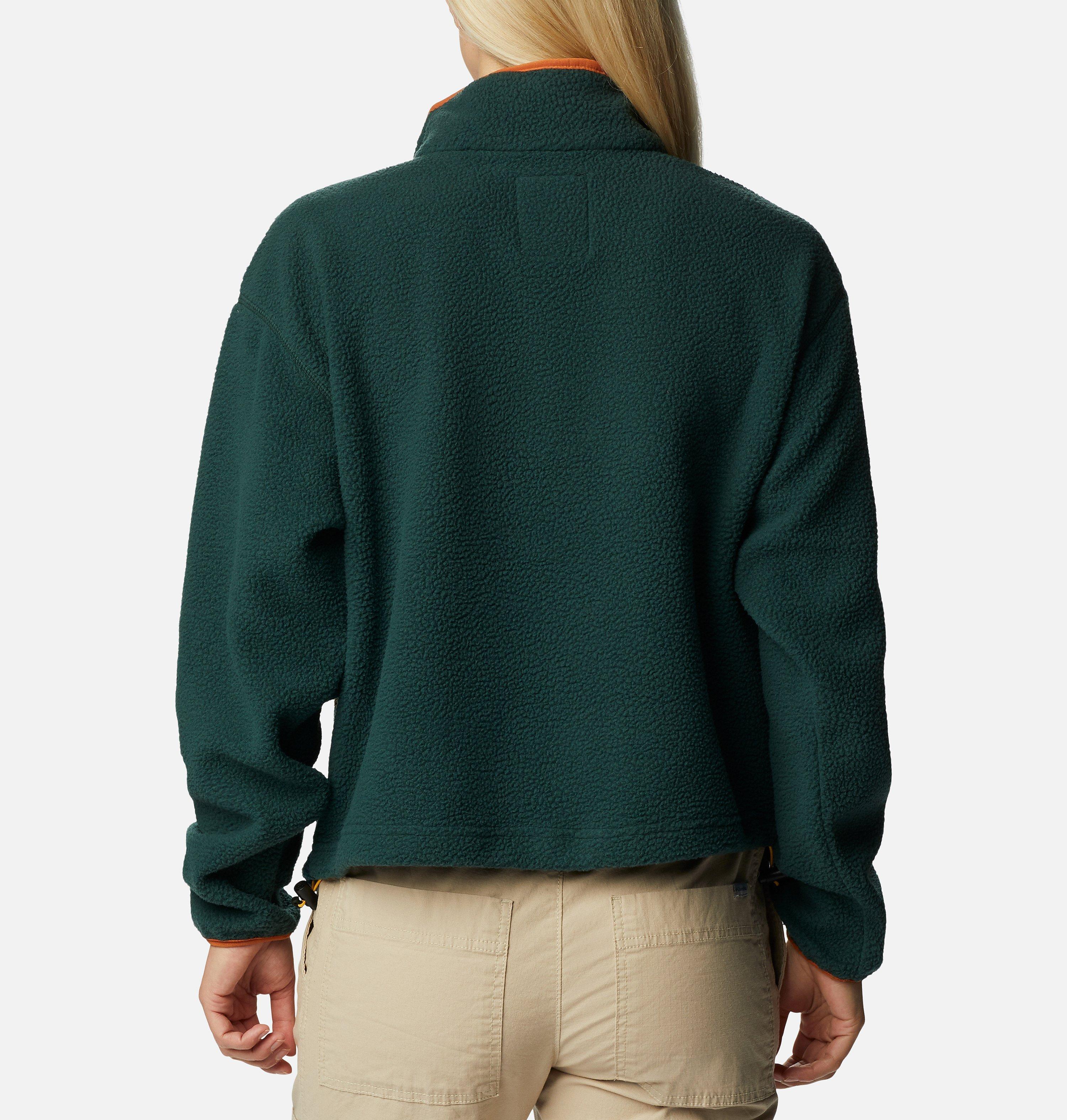 Women's Helvetia Cropped Half Snap Fleece Pullover 2