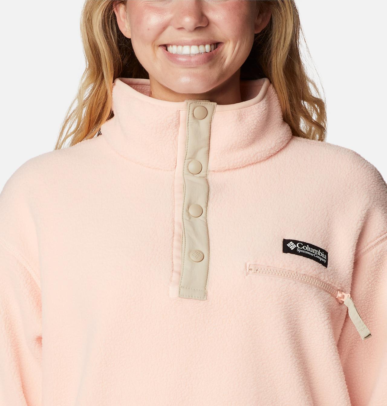 Women's Helvetia™ Cropped Half Snap Fleece Pullover 4