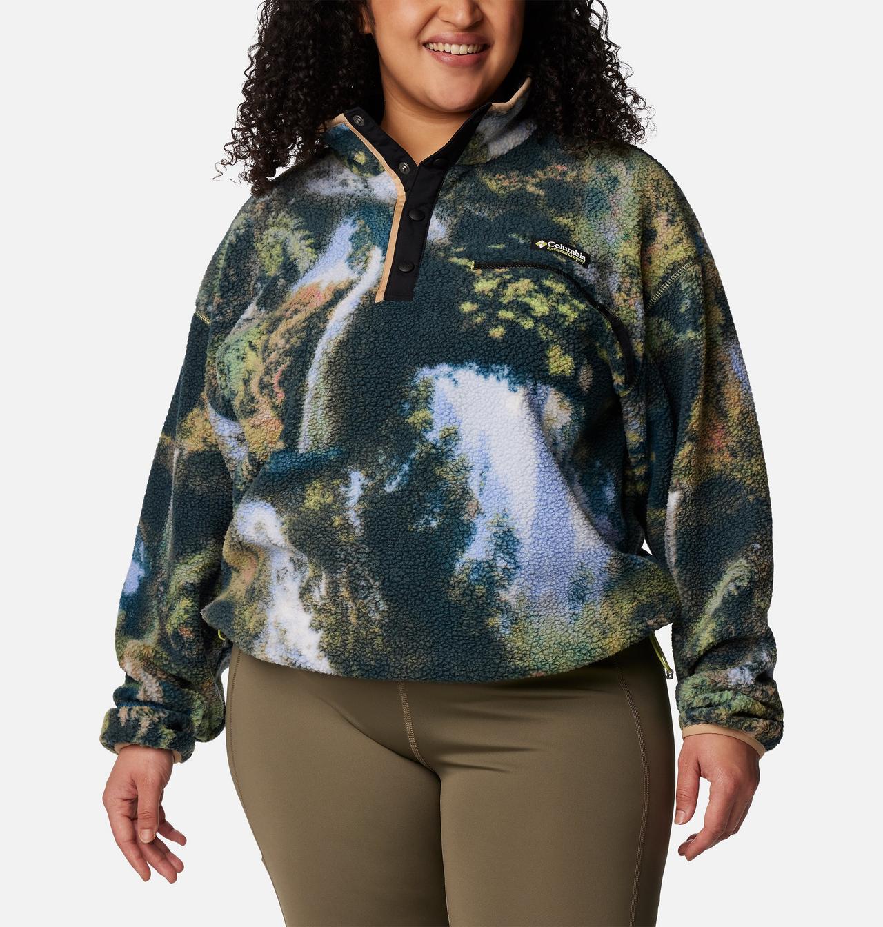 Haut court à demi-fermeture pressionnée Helvetia™ pour femme – Grandes tailles 6