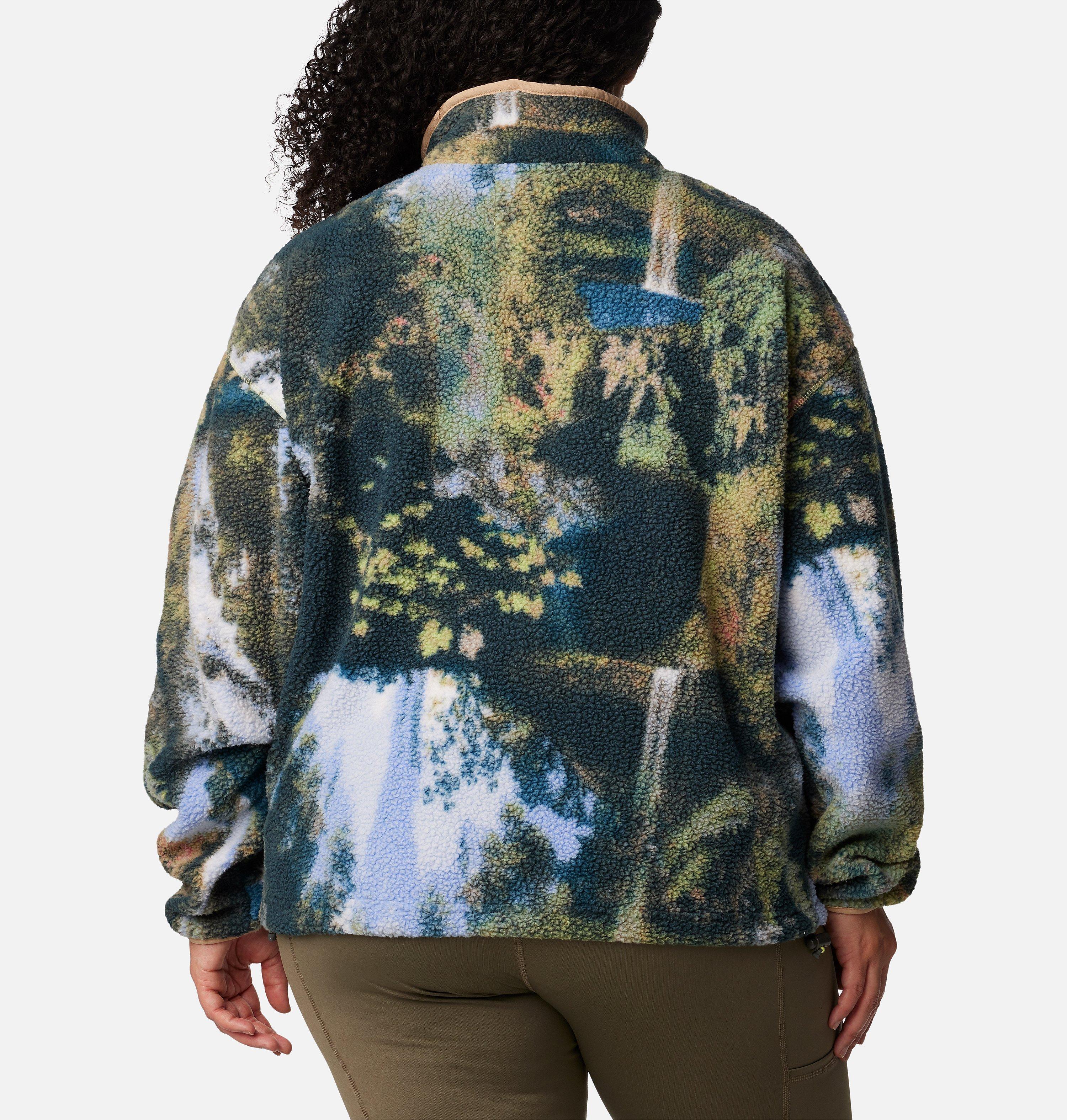 Women's Helvetia Cropped Half Snap Fleece Pullover - Plus Size 2