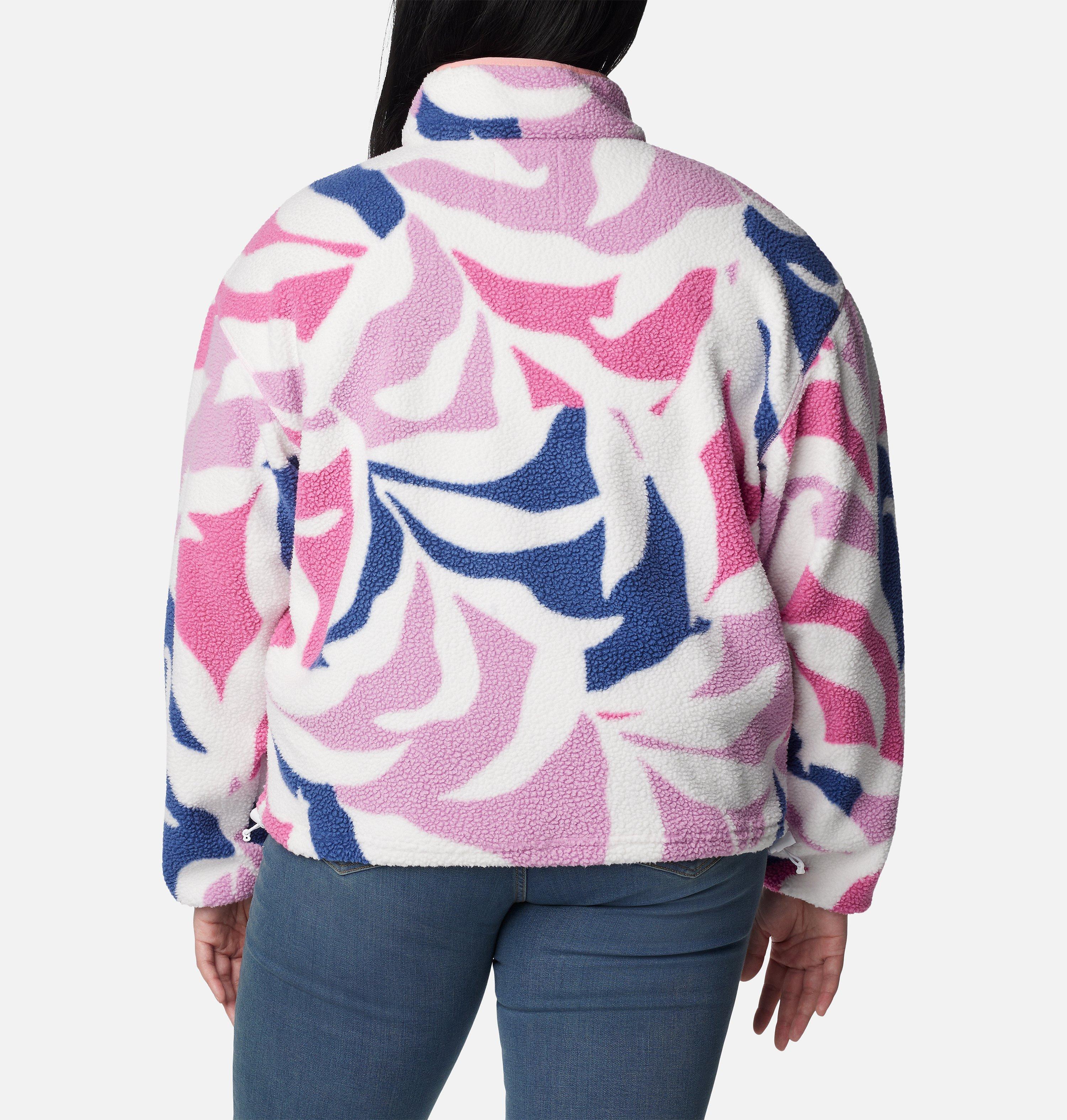 Women's Helvetia Cropped Half Snap Fleece Pullover - Plus Size 2