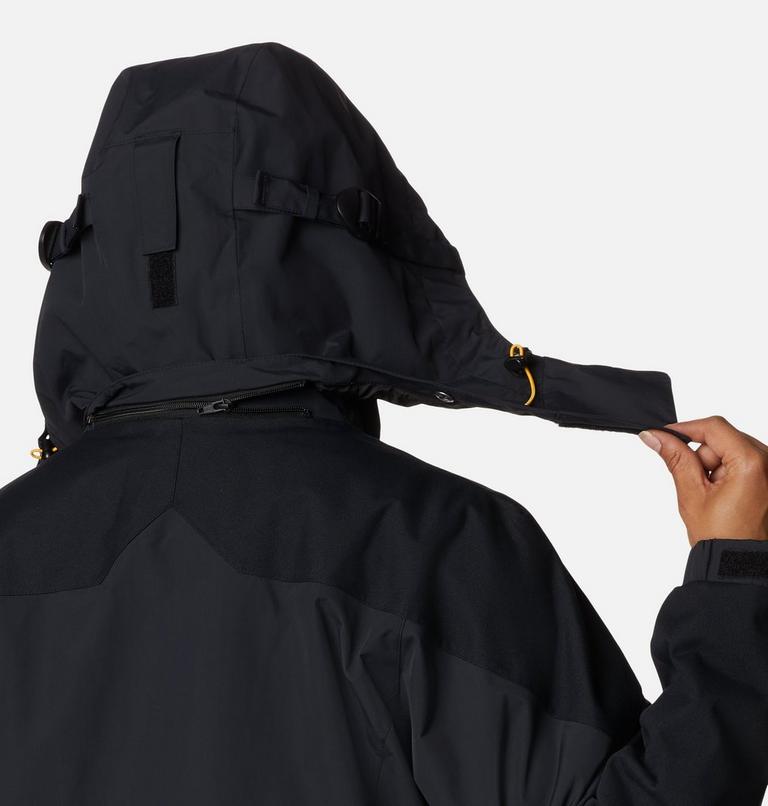 Women's Ballistic Ridge 3-in-1 Waterproof Long Jacket, Color: Black, image 6