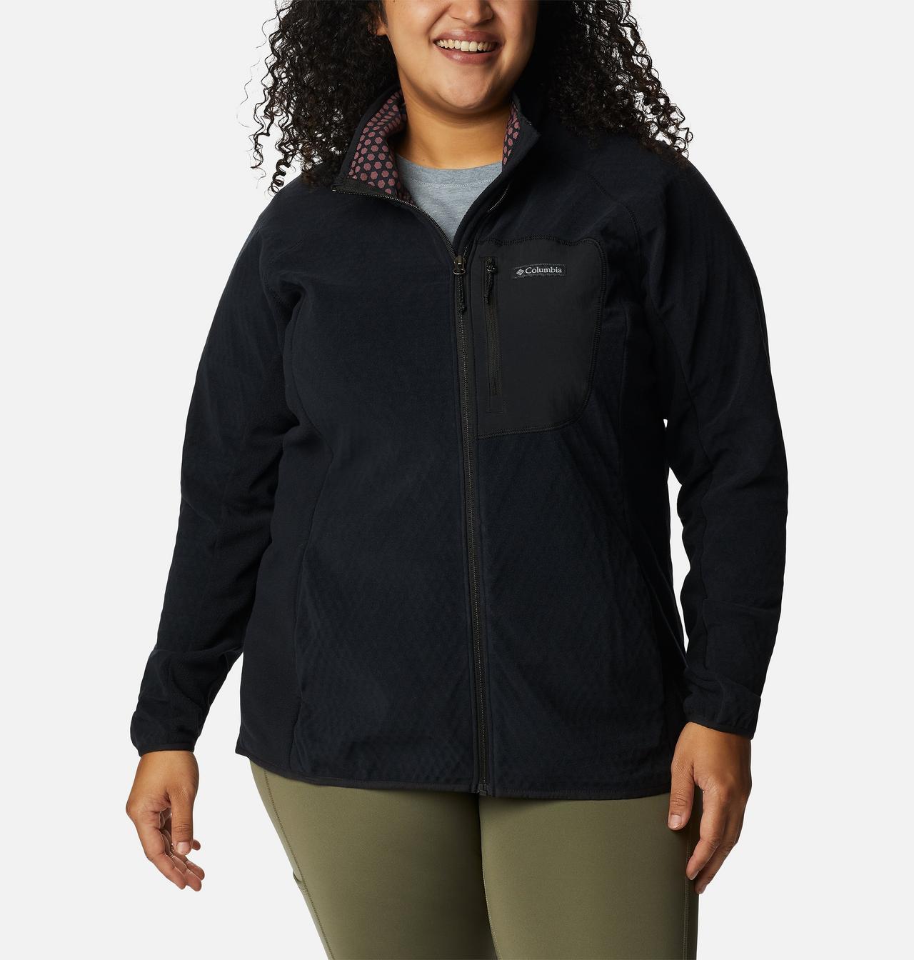 Veste polaire zippée Outdoor Tracks™ Femme – Grande taille 1