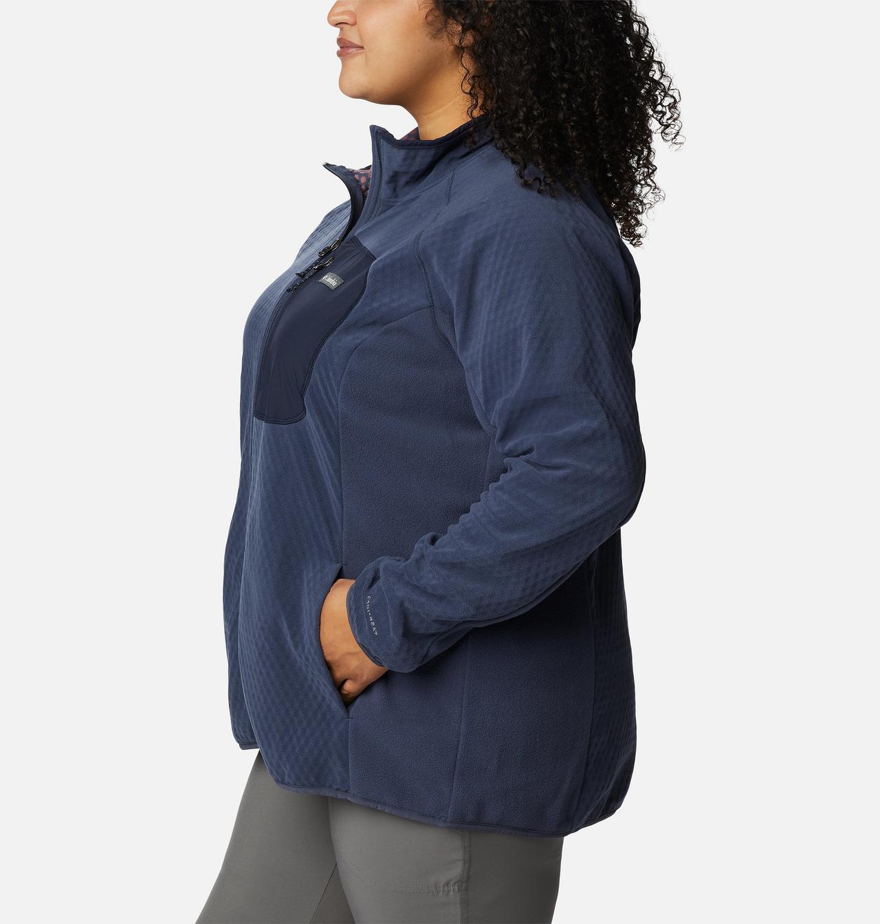 Women's Outdoor Tracks™ Full Zip Fleece Jacket - Plus Size 3