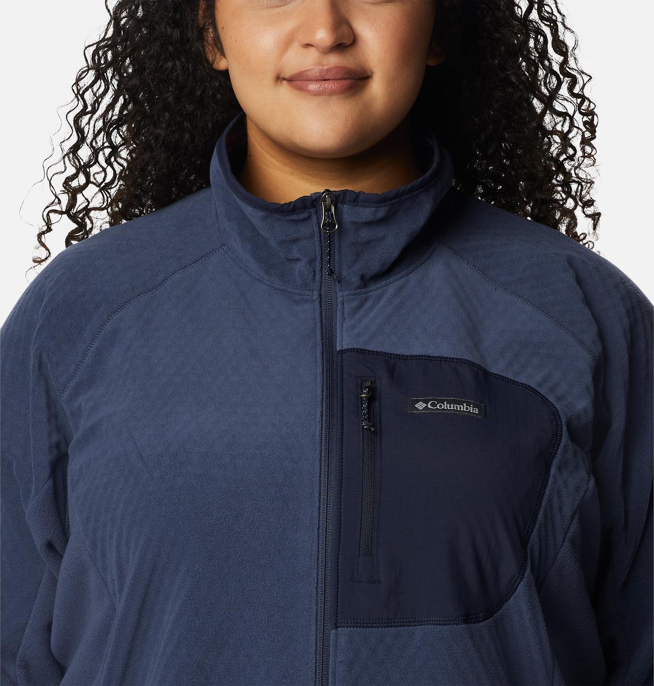 Women's Outdoor Tracks™ Full Zip Fleece Jacket - Plus Size 4
