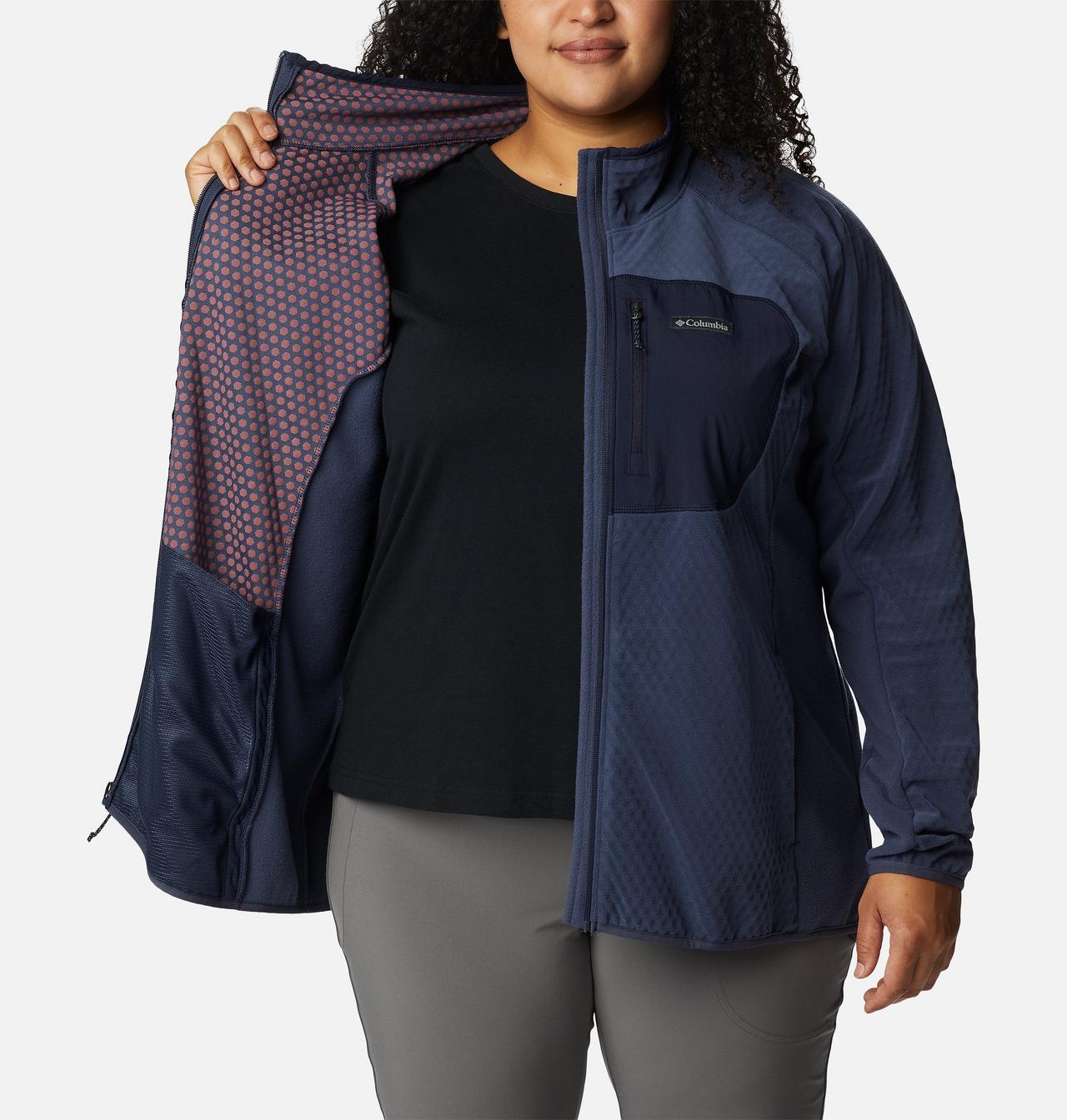 Women's Outdoor Tracks™ Full Zip Fleece Jacket - Plus Size 5