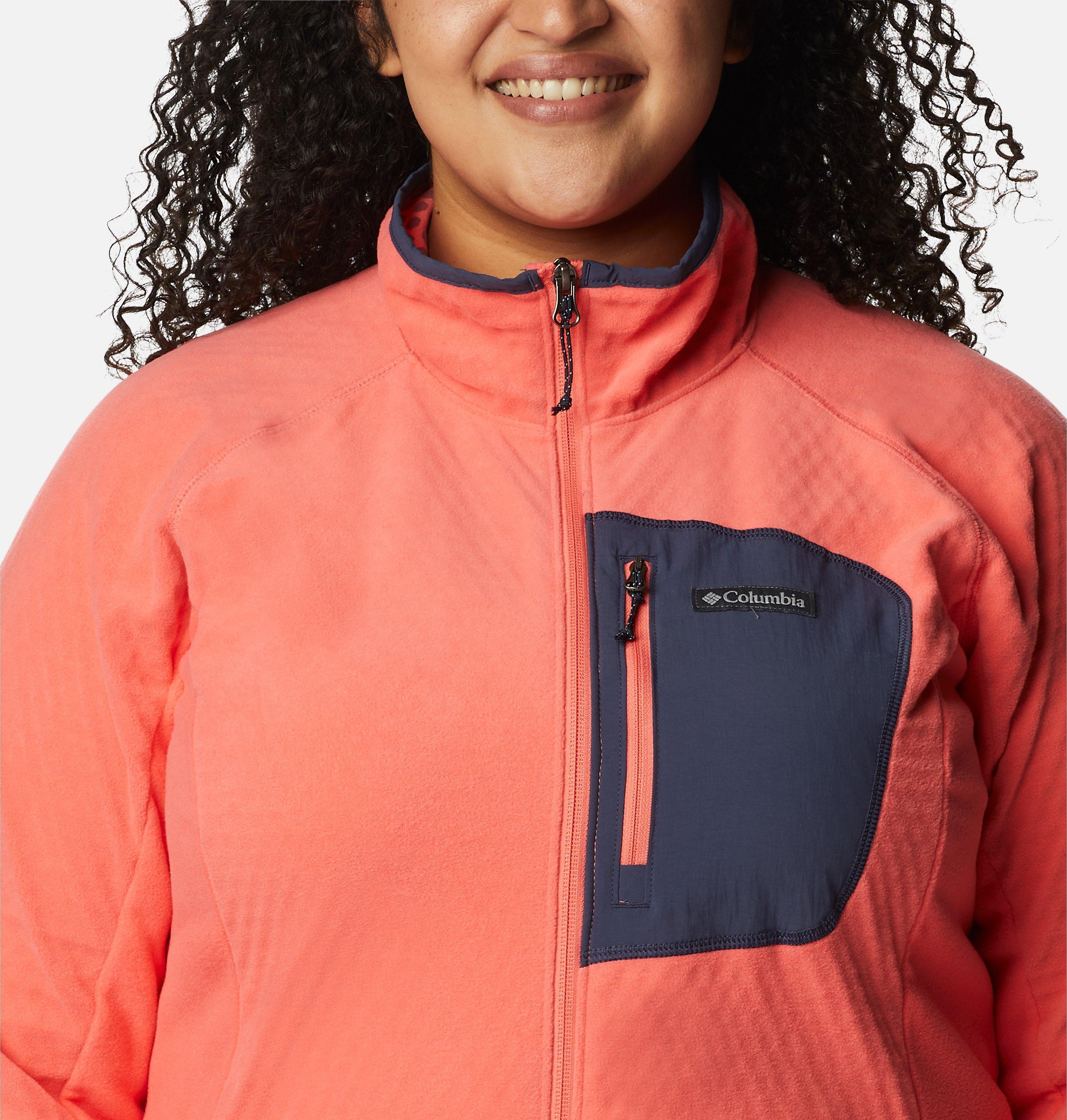 Women's Outdoor Tracks Full Zip Fleece Jacket - Plus Size 4
