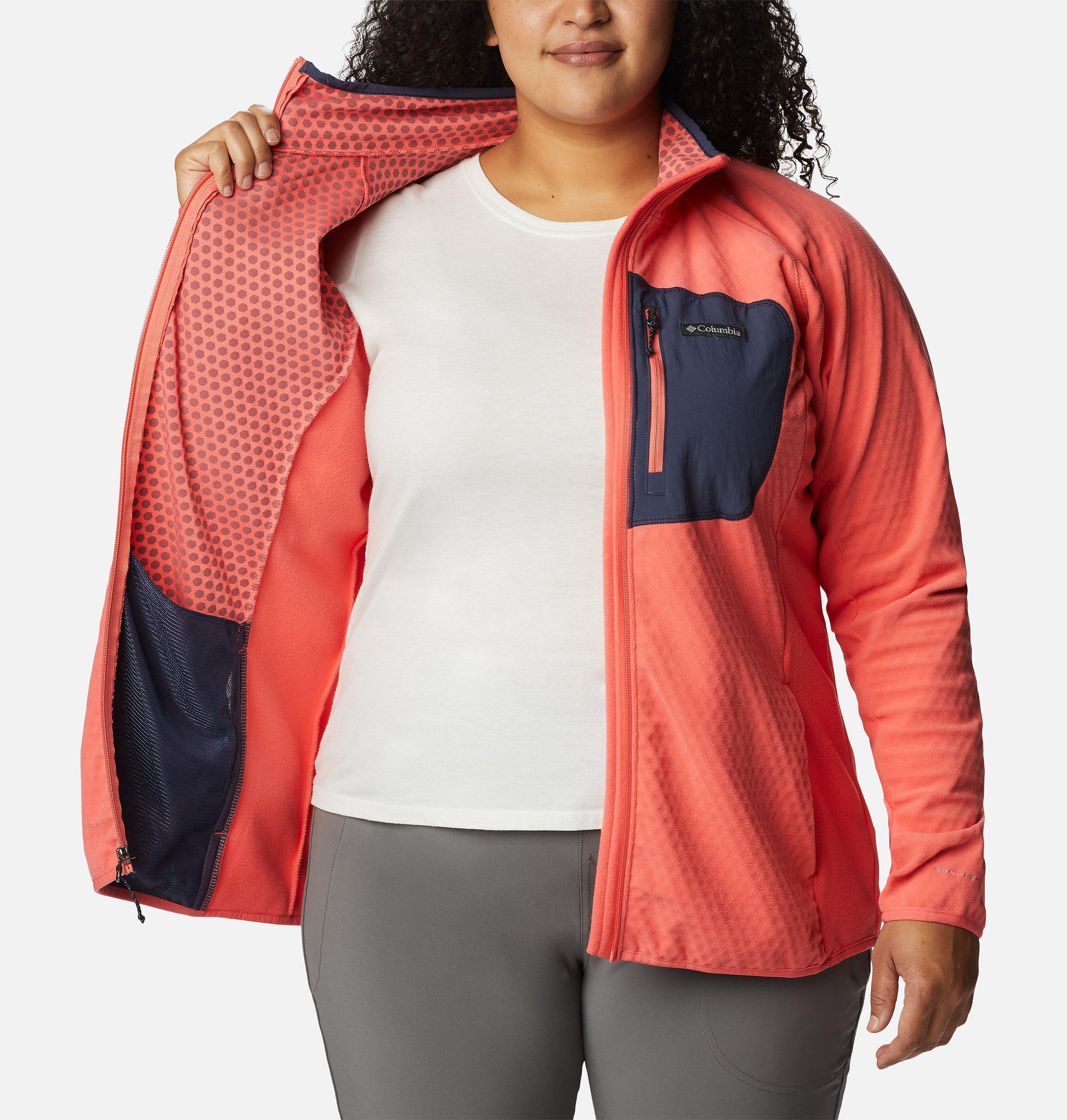Women's Outdoor Tracks Full Zip Fleece Jacket - Plus Size 5