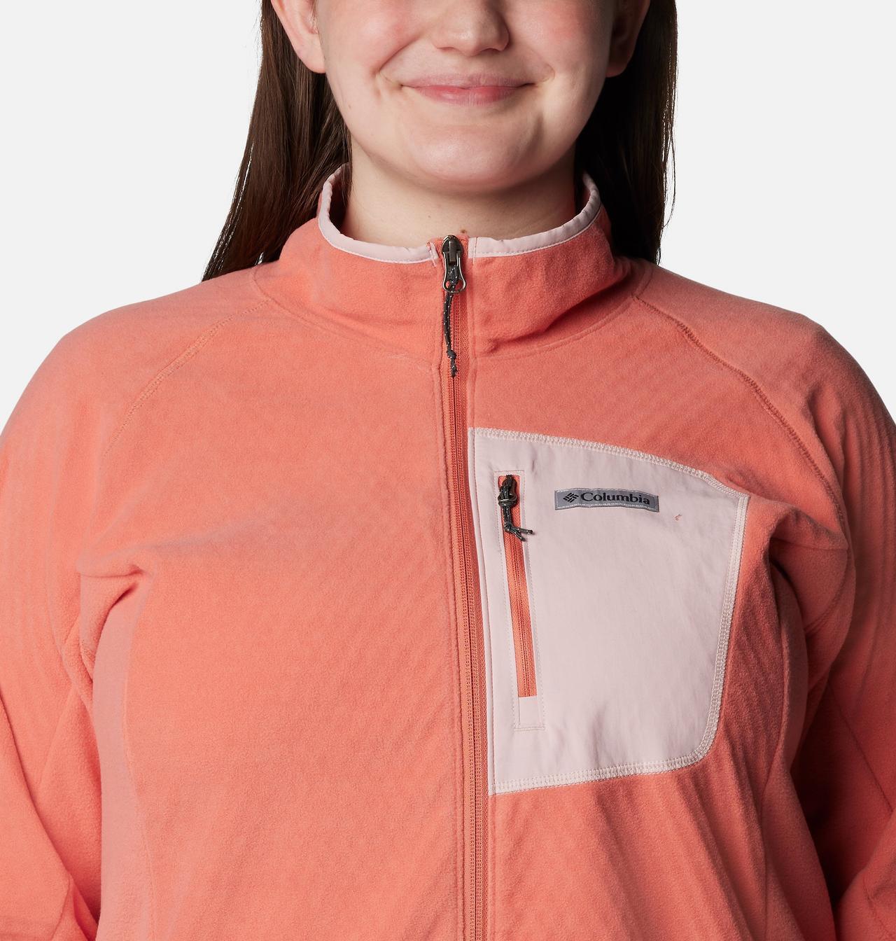 Women's Outdoor Tracks™ Full Zip Fleece Jacket - Plus Size 4