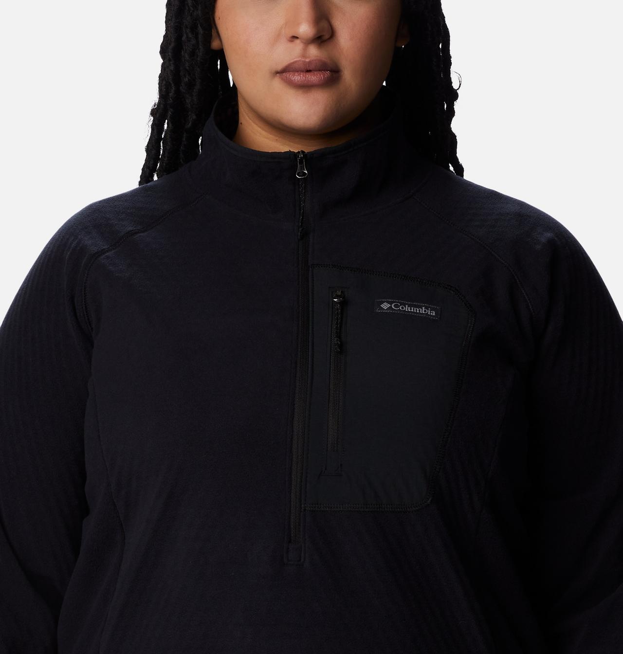 Women's Outdoor Tracks™ Half Zip Fleece Pullover - Plus Size 4