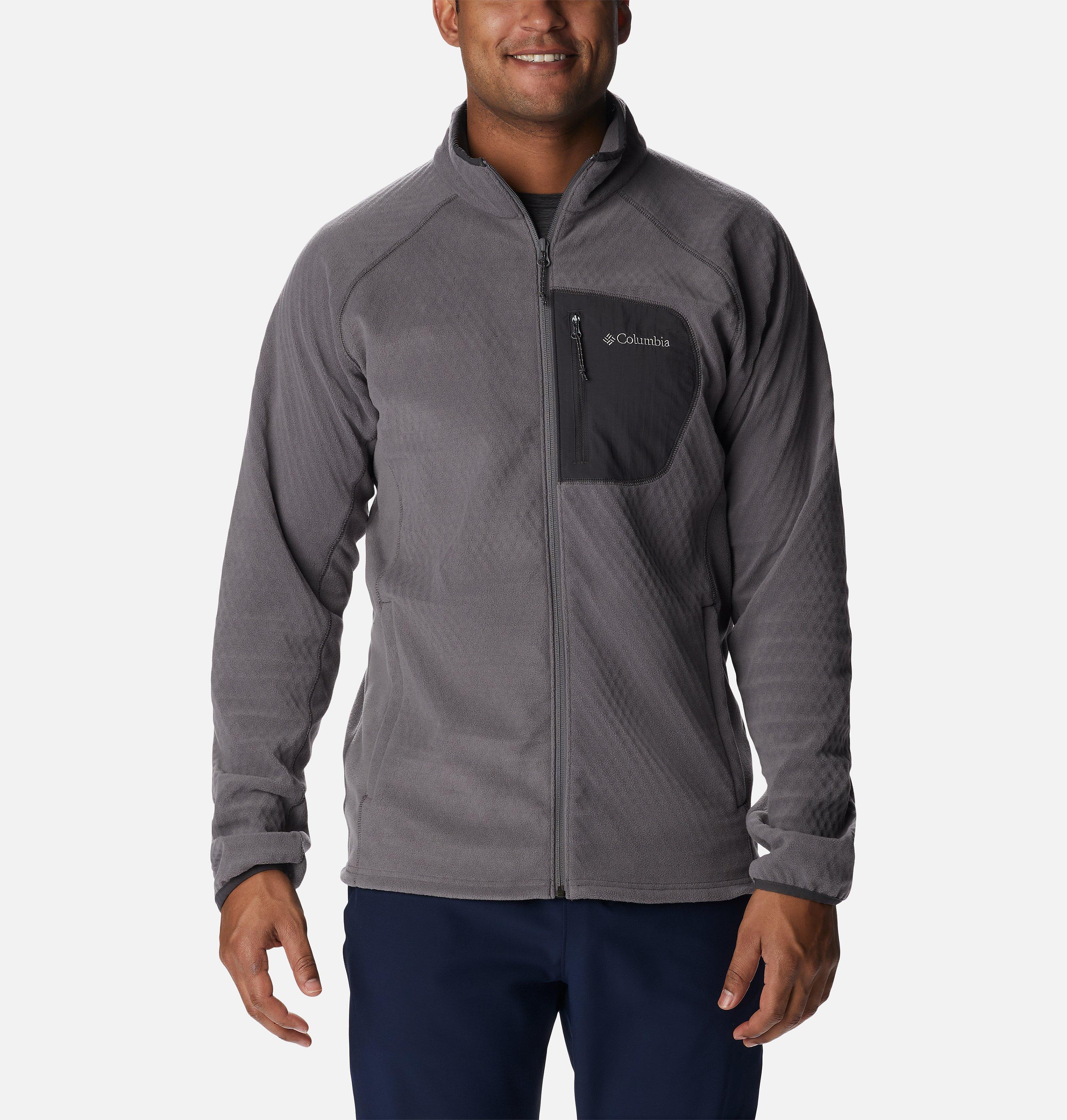 Men's Outdoor Tracks Full Zip Fleece Jacket 1