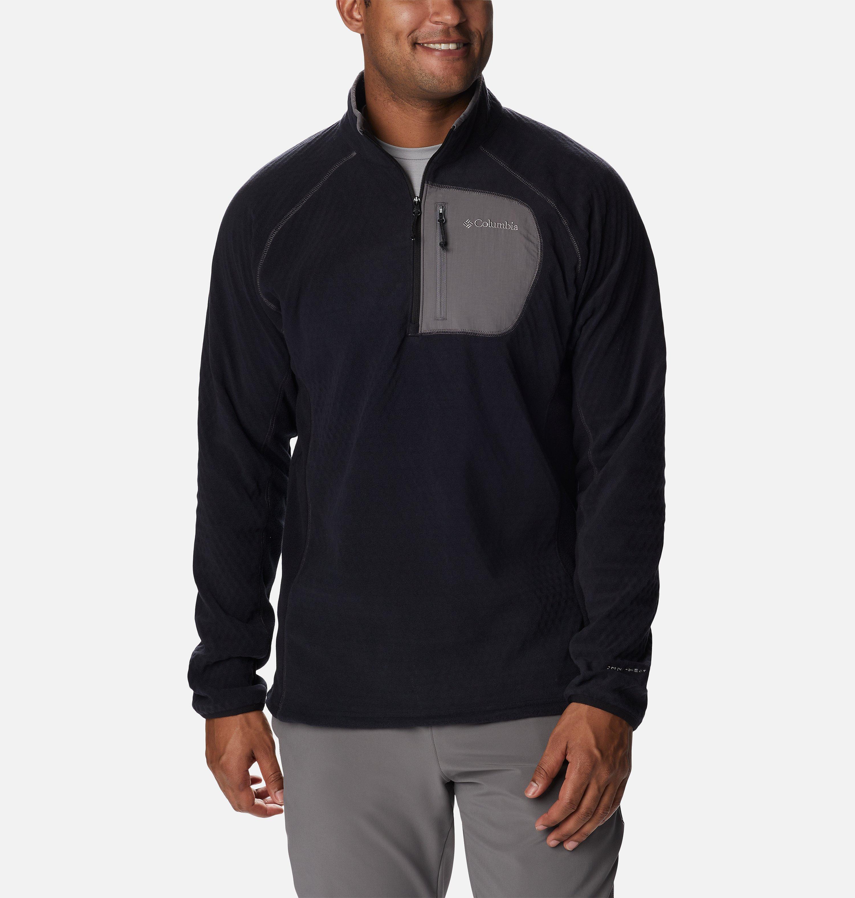 Men's Outdoor Tracks Half Zip Fleece Pullover 1