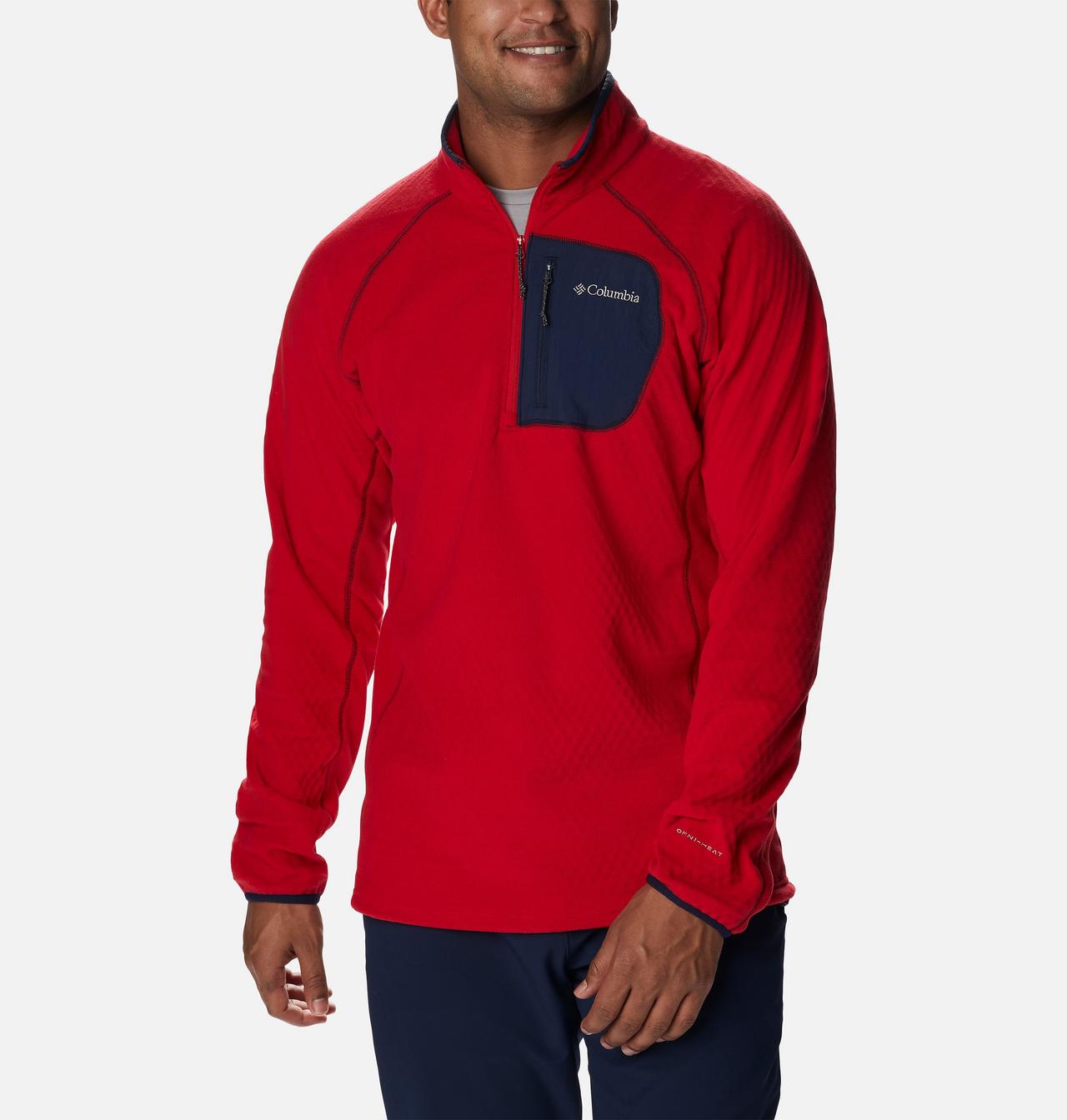 Men's Outdoor Tracks™ Half Zip Fleece Pullover 1