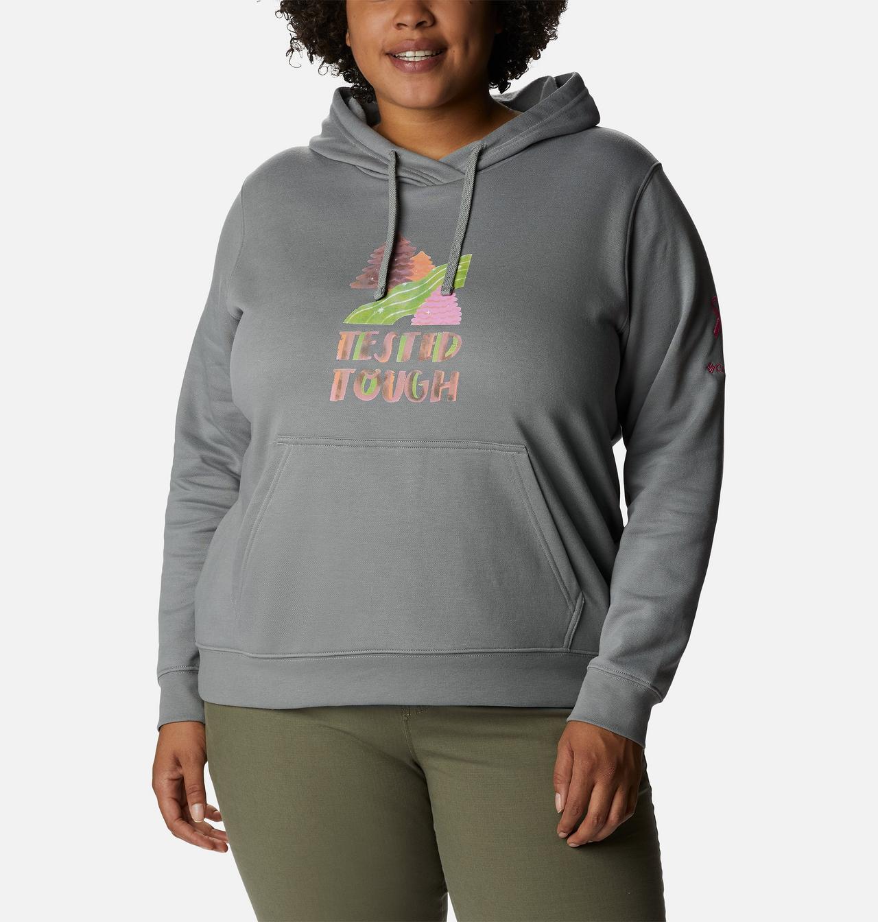 Women's Tested Tough In Pink™ Hoodie - Plus Size 1