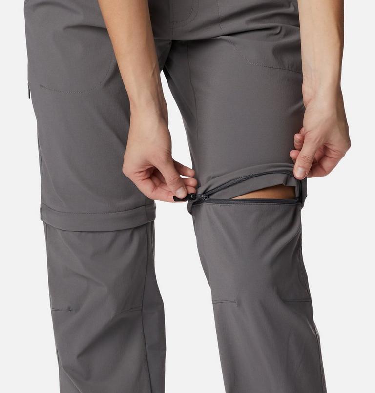 Pantalón convertible de senderismo Saturday Trail para mujer, Color: City Grey, image 6
